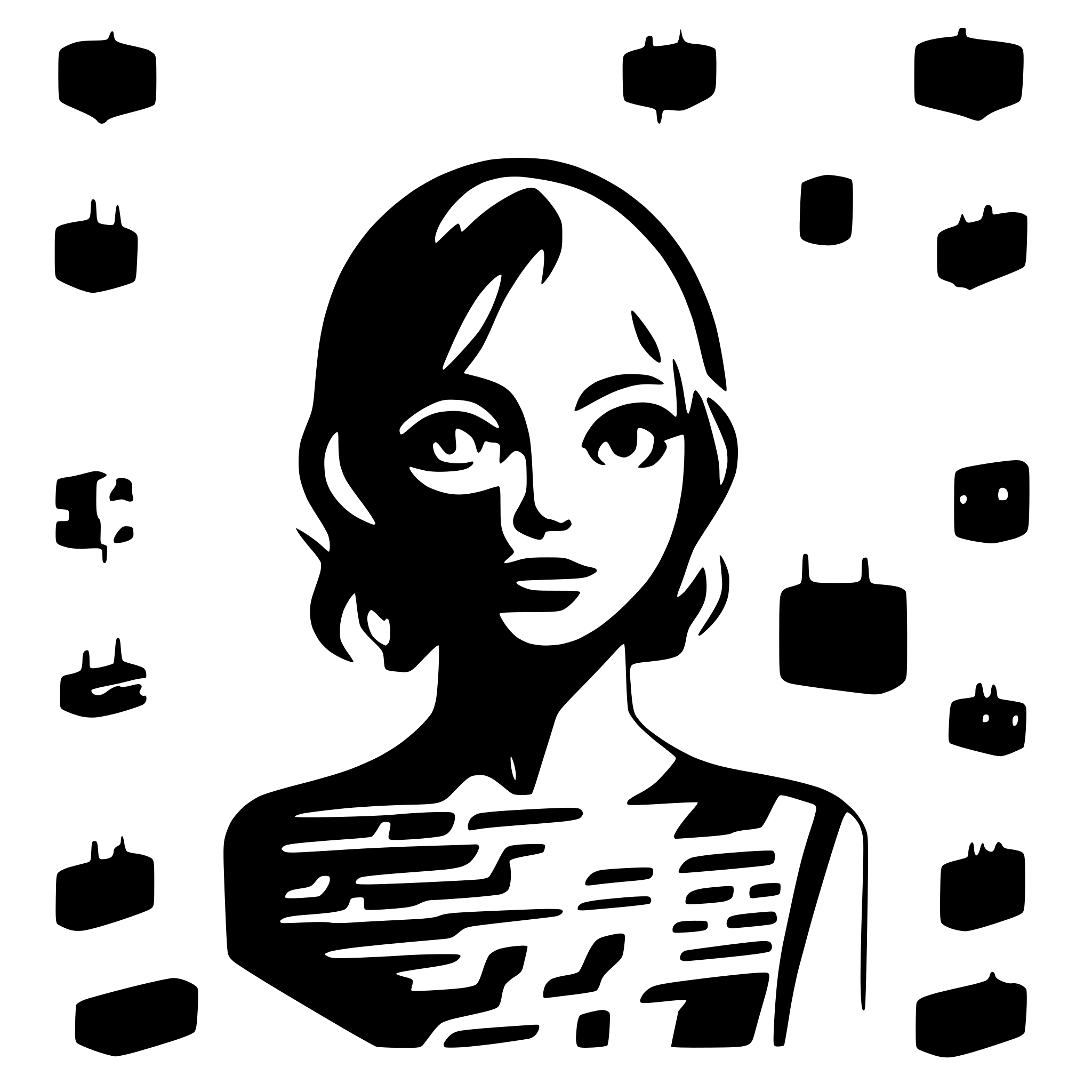 AI-generated SVG of a electronic circuit