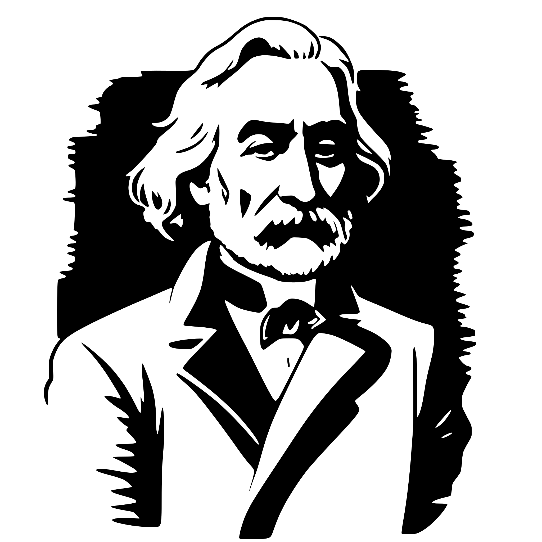 AI-generated SVG of a walt whitman book cover