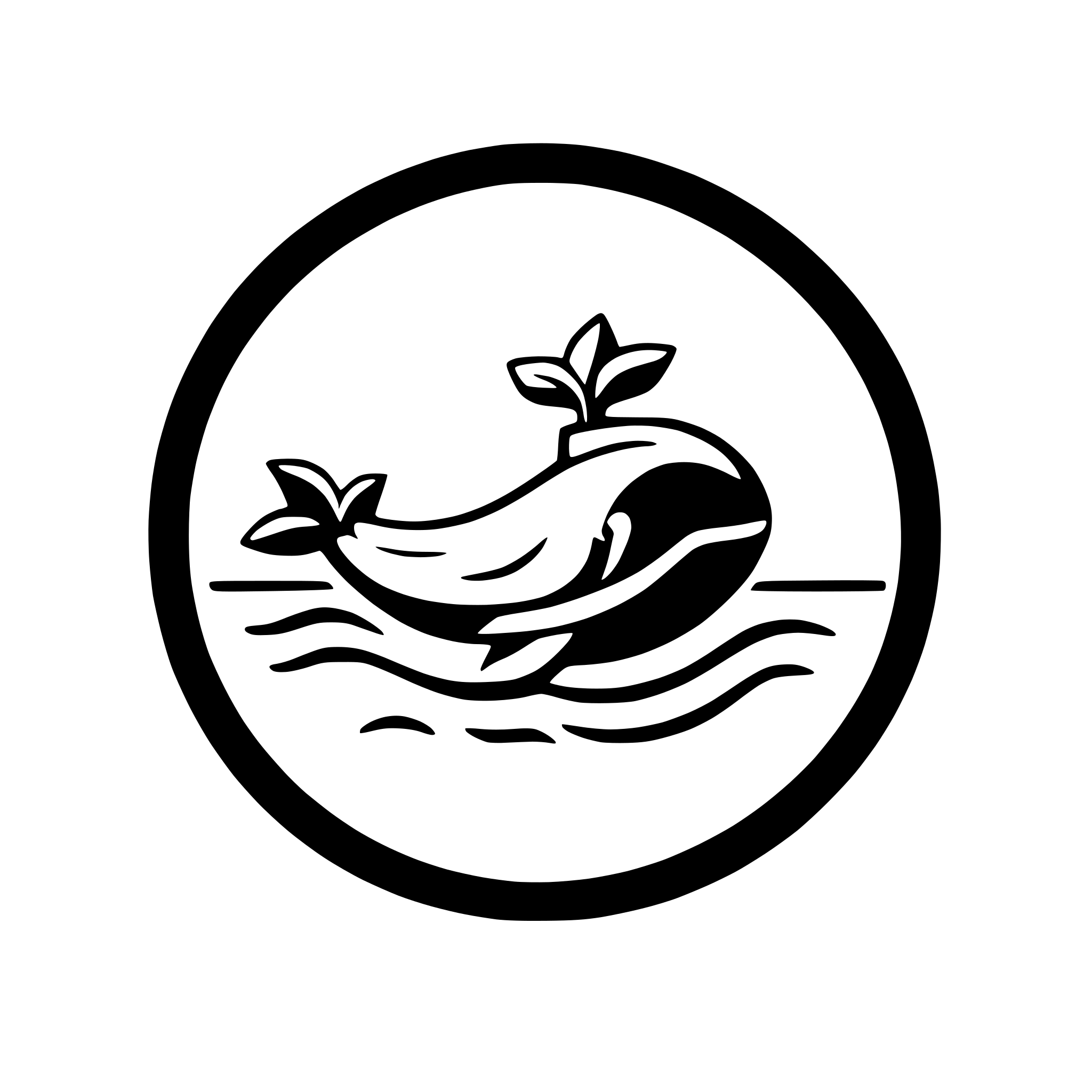 AI-generated SVG of a minimalist whale with water spout