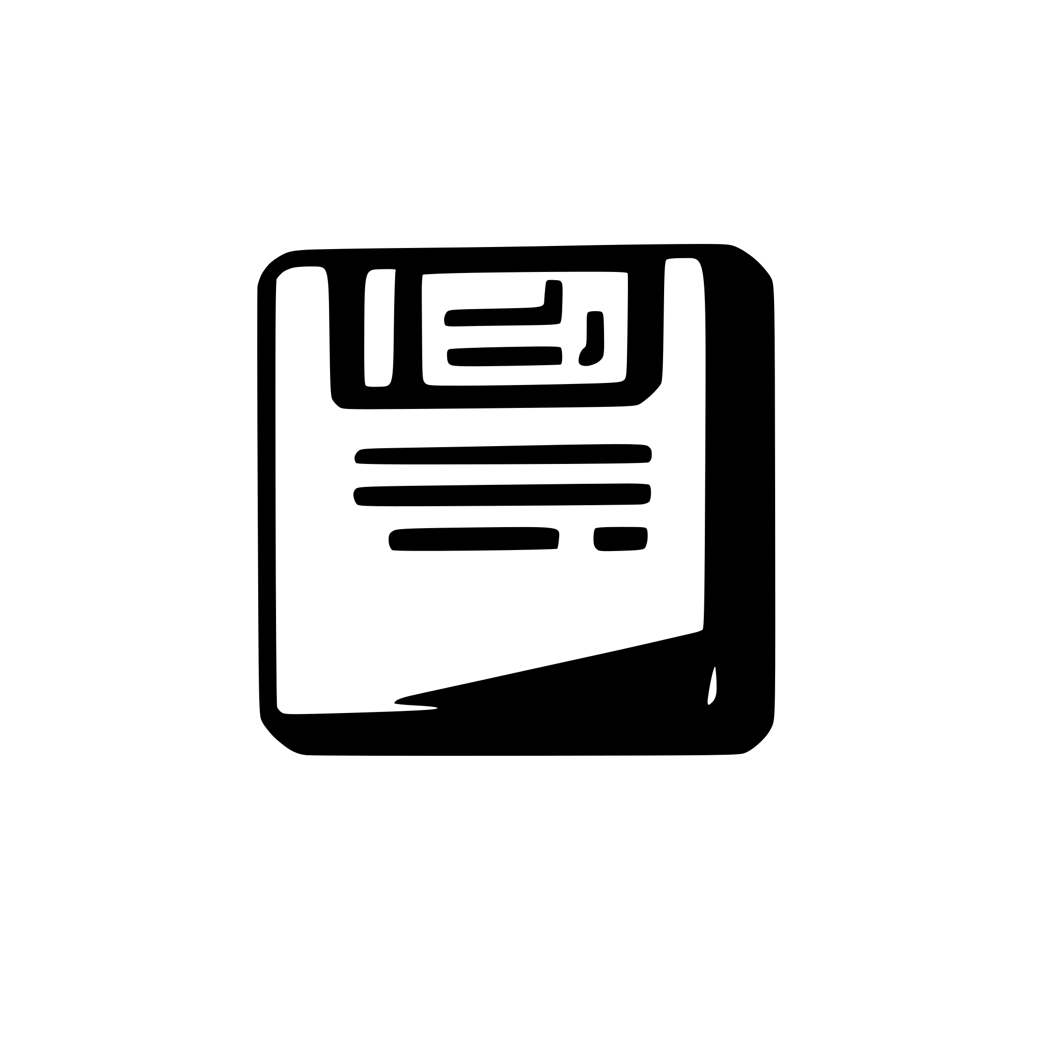 AI-generated SVG of a icon that reminds floppy disk and is used to save changes