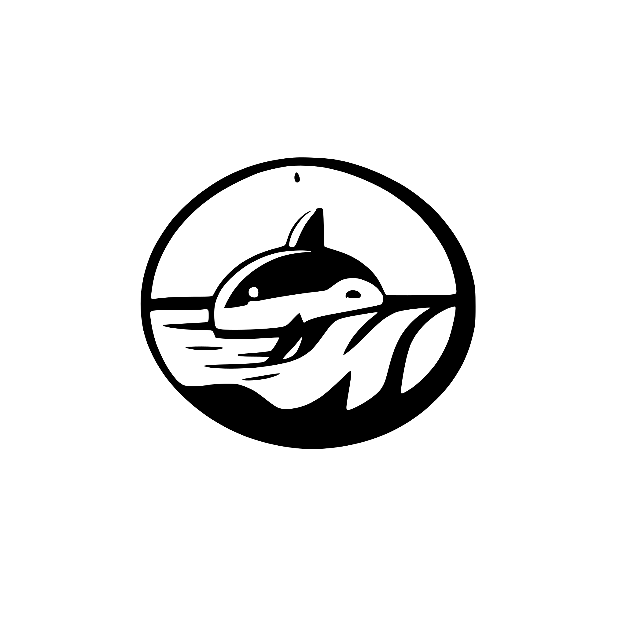 AI-generated SVG of 'Orca swim club logo'