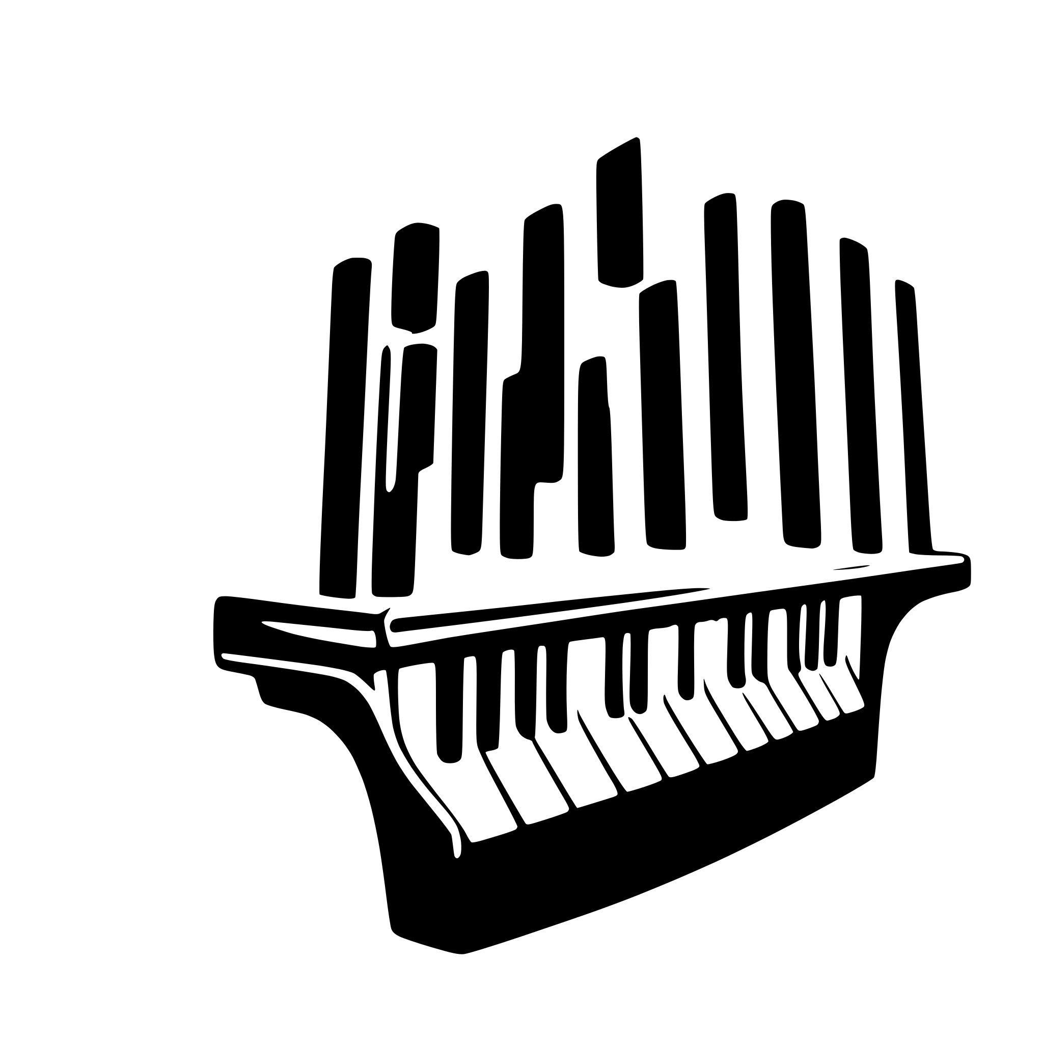 AI-generated SVG of 'piano keyboard mit 88 Tasten'