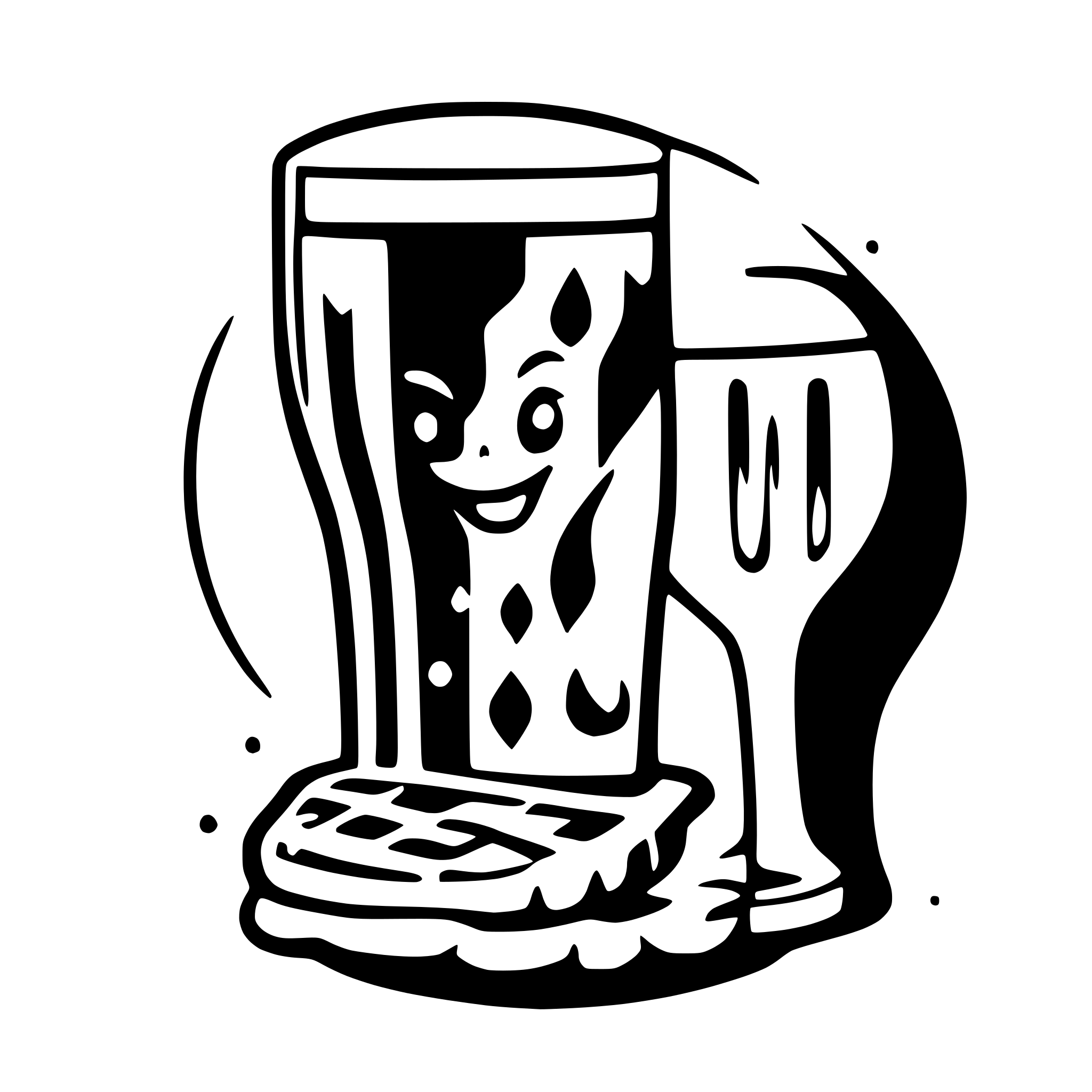 AI-generated SVG of a 3D graphic of grill and pint of beer with colours