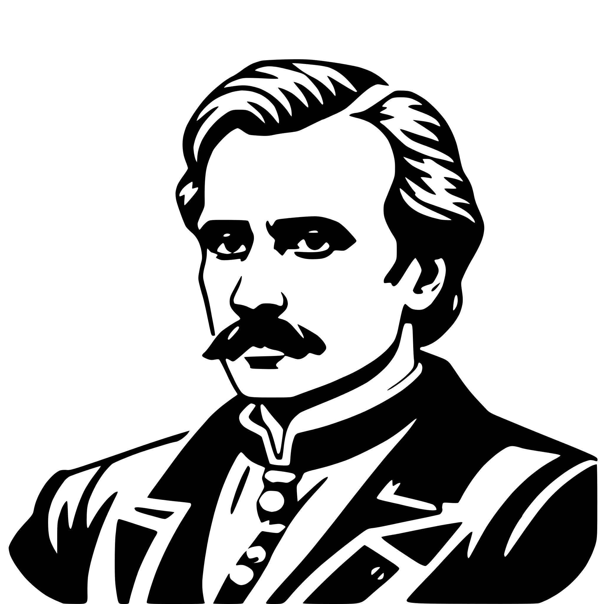 AI-generated SVG of a friedrich nietzsche