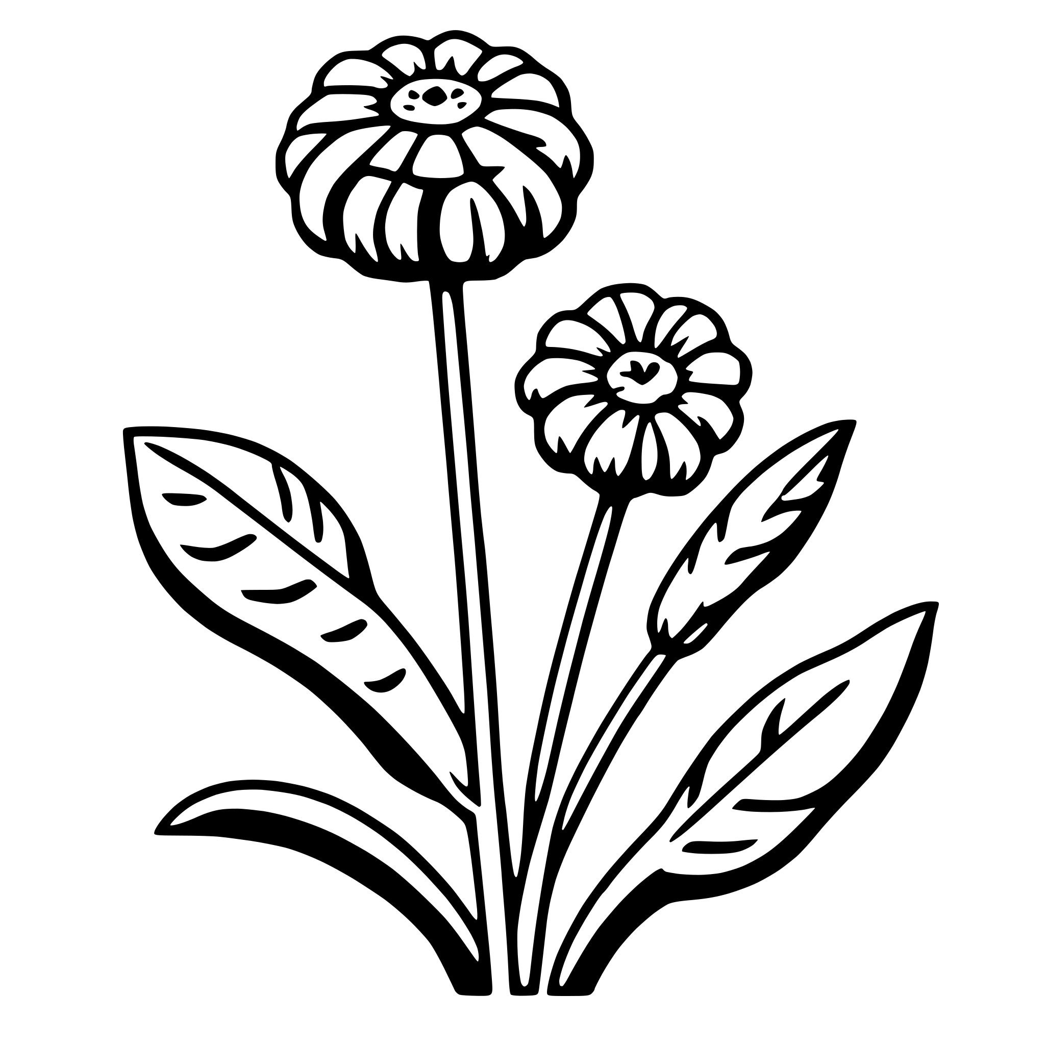 AI-generated SVG of 'fennel'