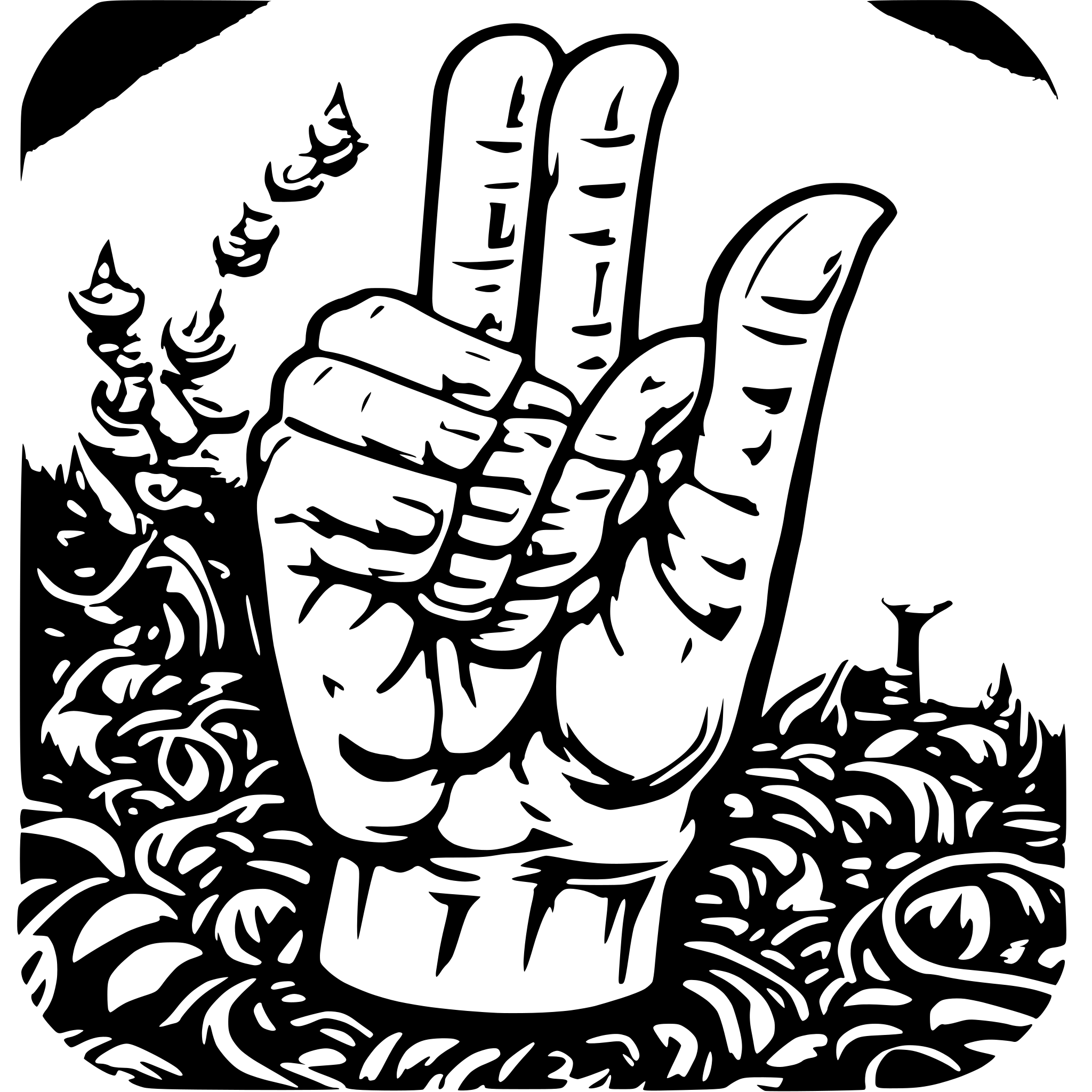 AI-generated SVG of a Thumbs up