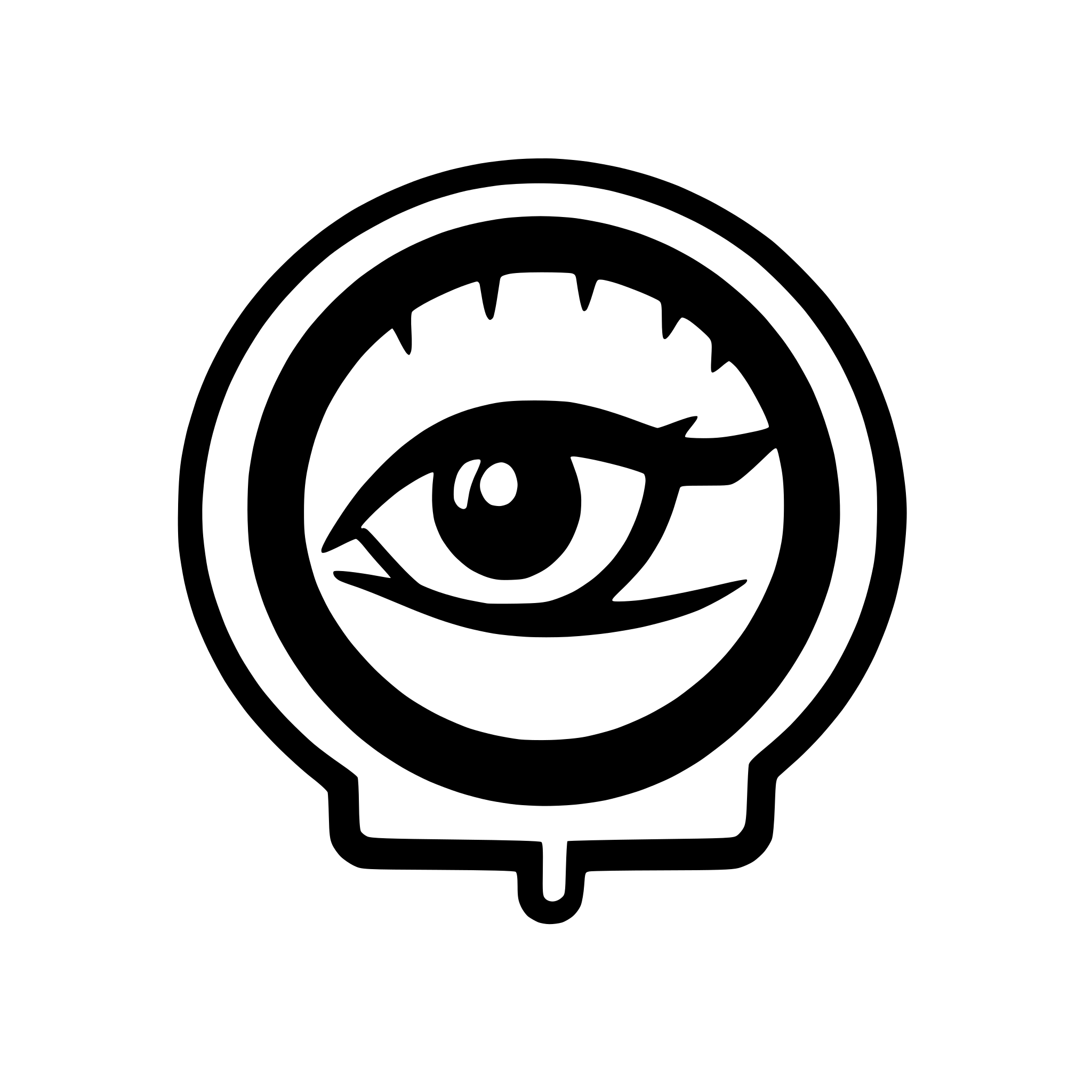 AI-generated SVG of a Create a logo that incorporates an EKG trace, an eye, and something indicating a smartphone.
