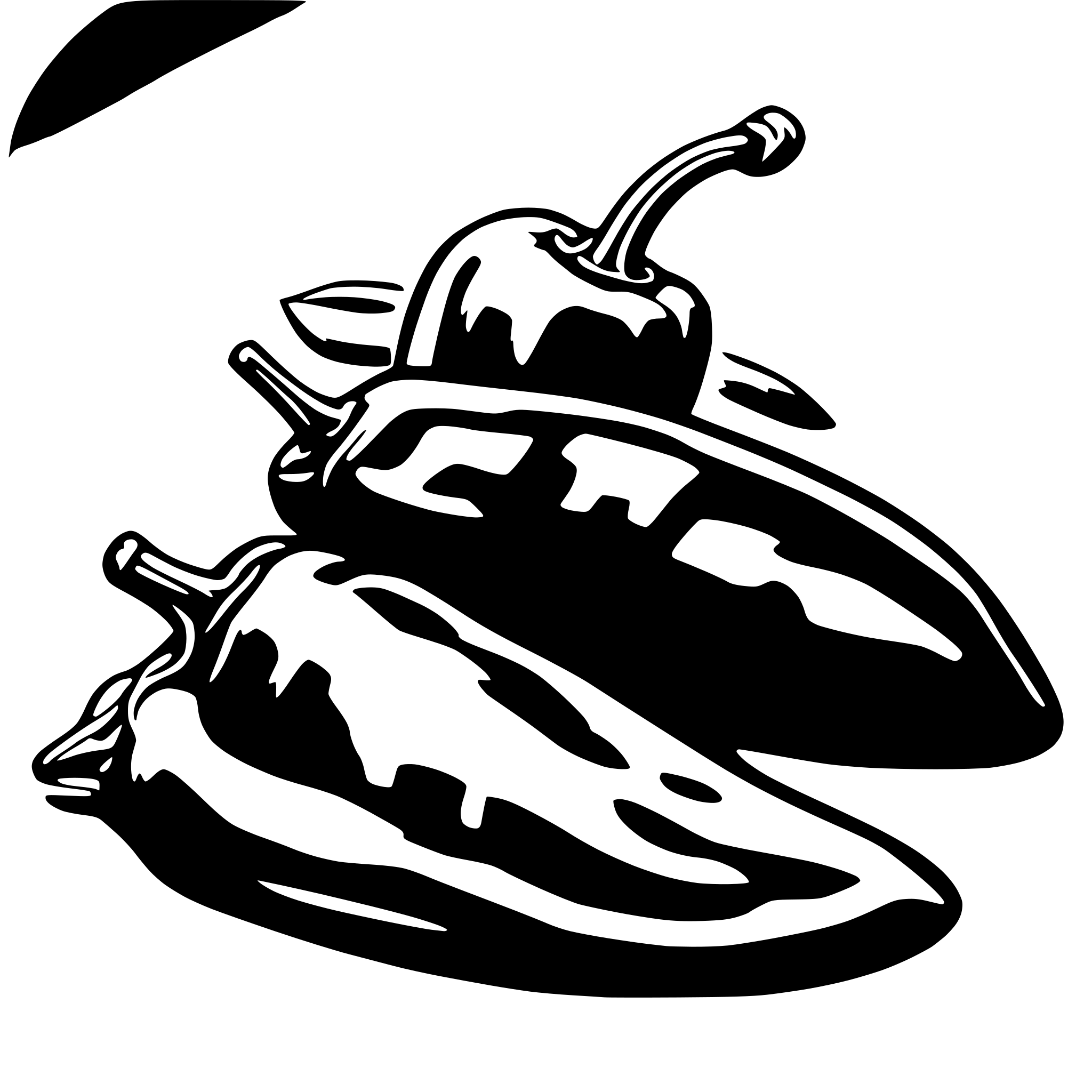 AI-generated SVG of 'chili'