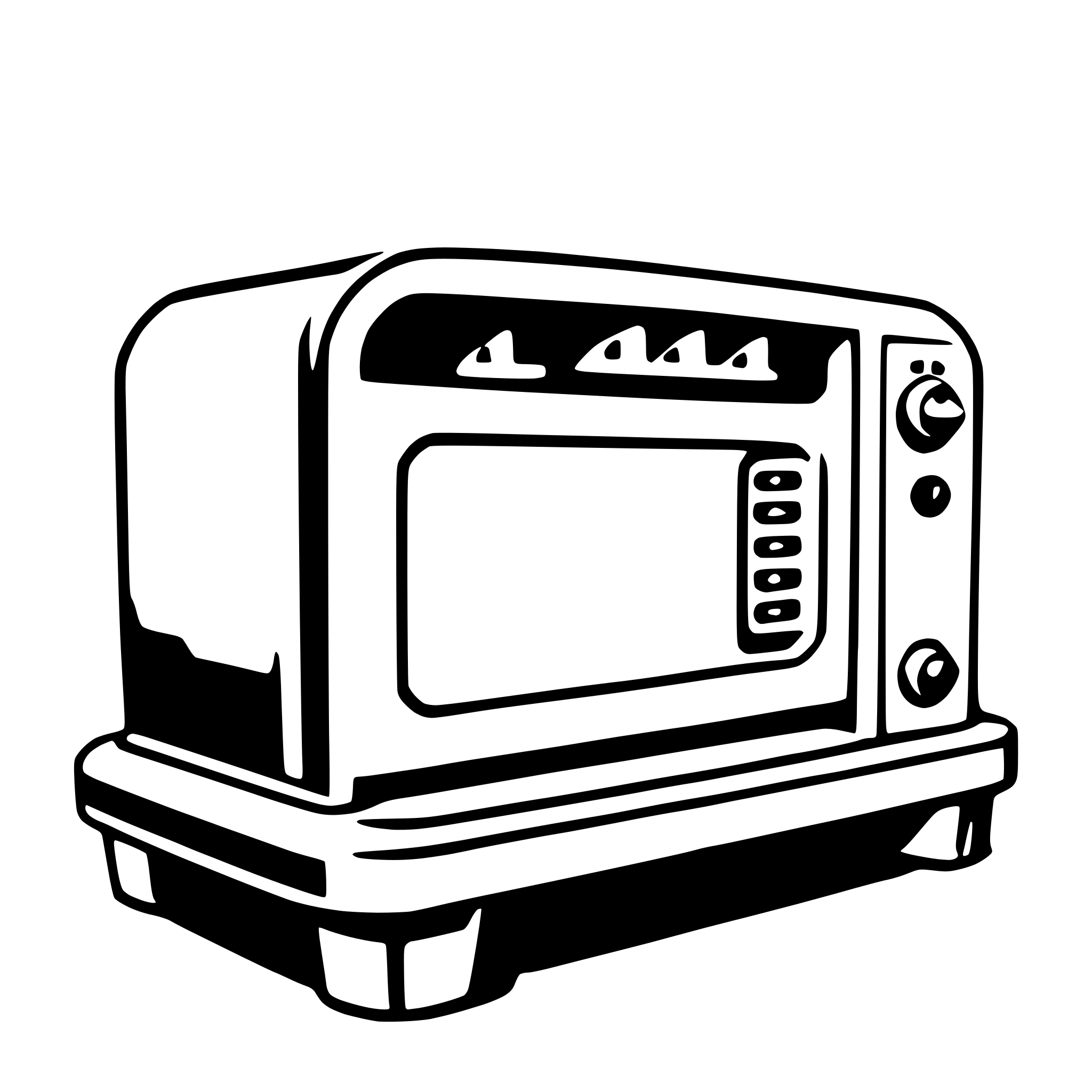 AI-generated SVG of 'toaster oven'