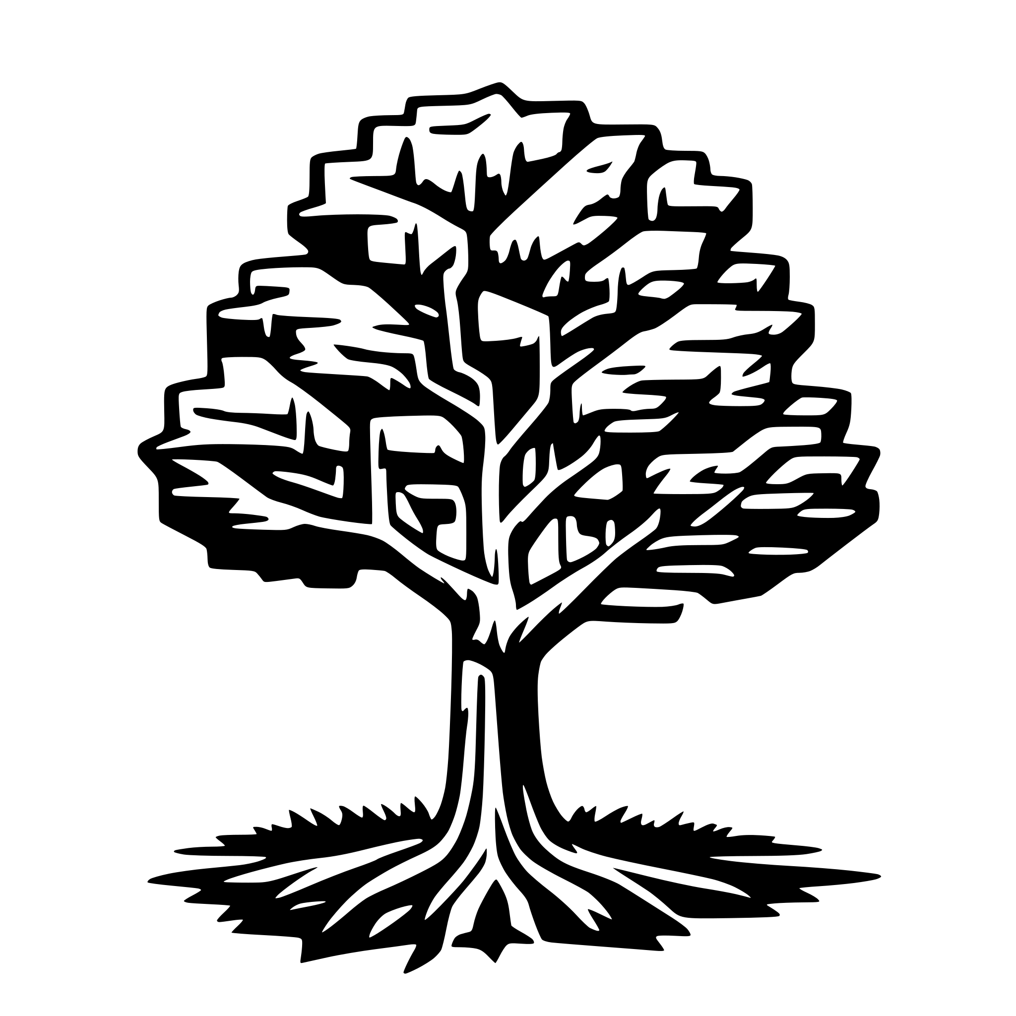 AI-generated SVG of a ai tree accelator