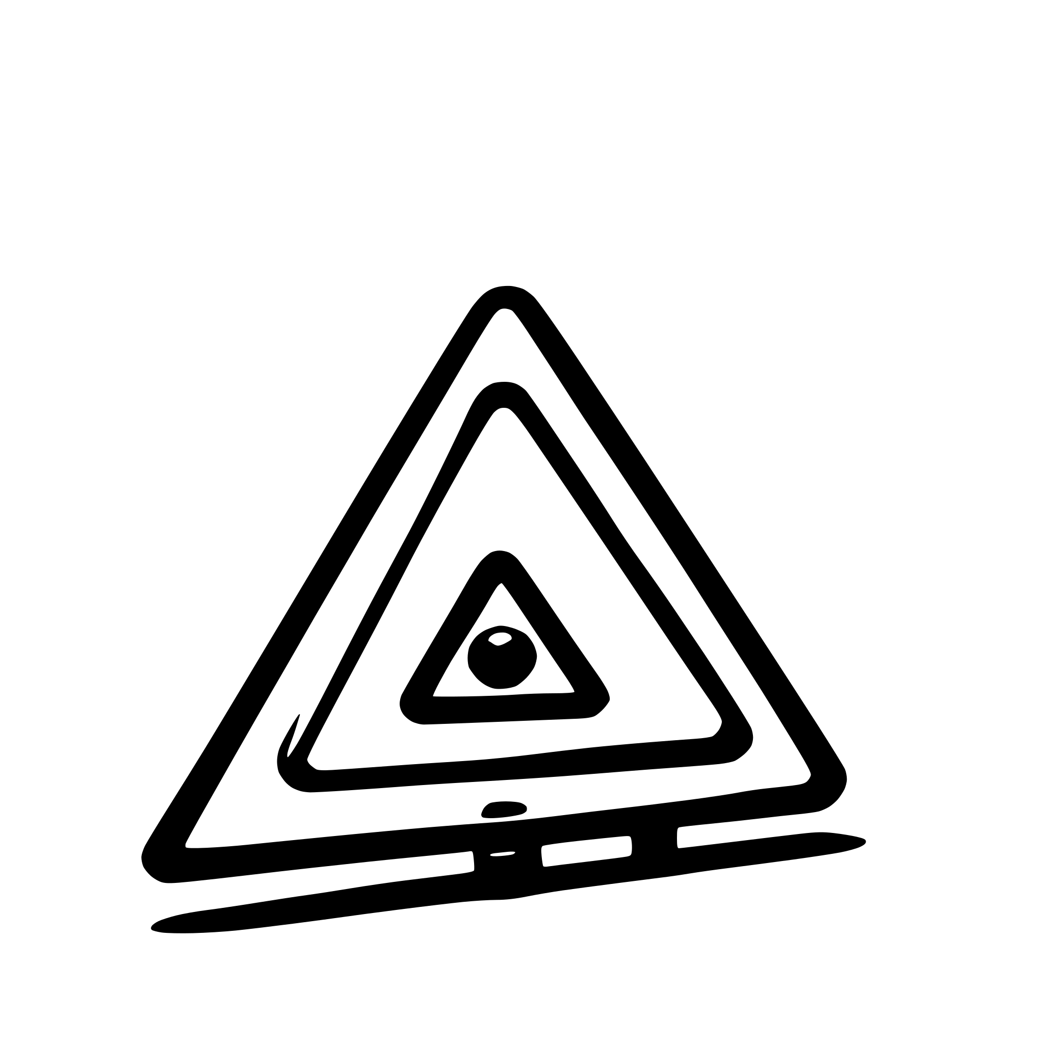 AI-generated SVG of 'Yellow Warning Triangle'