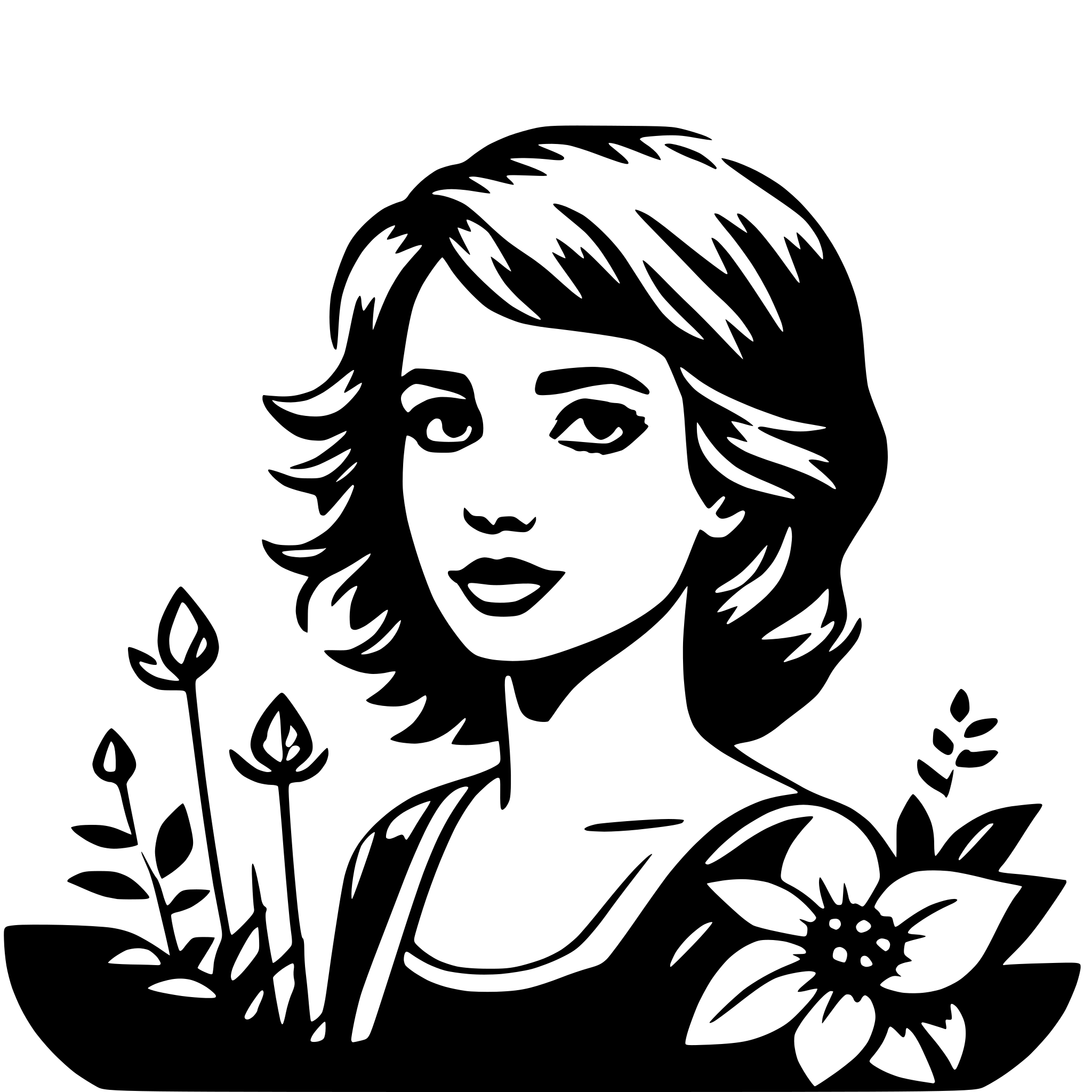 AI-generated SVG of a nature beauty