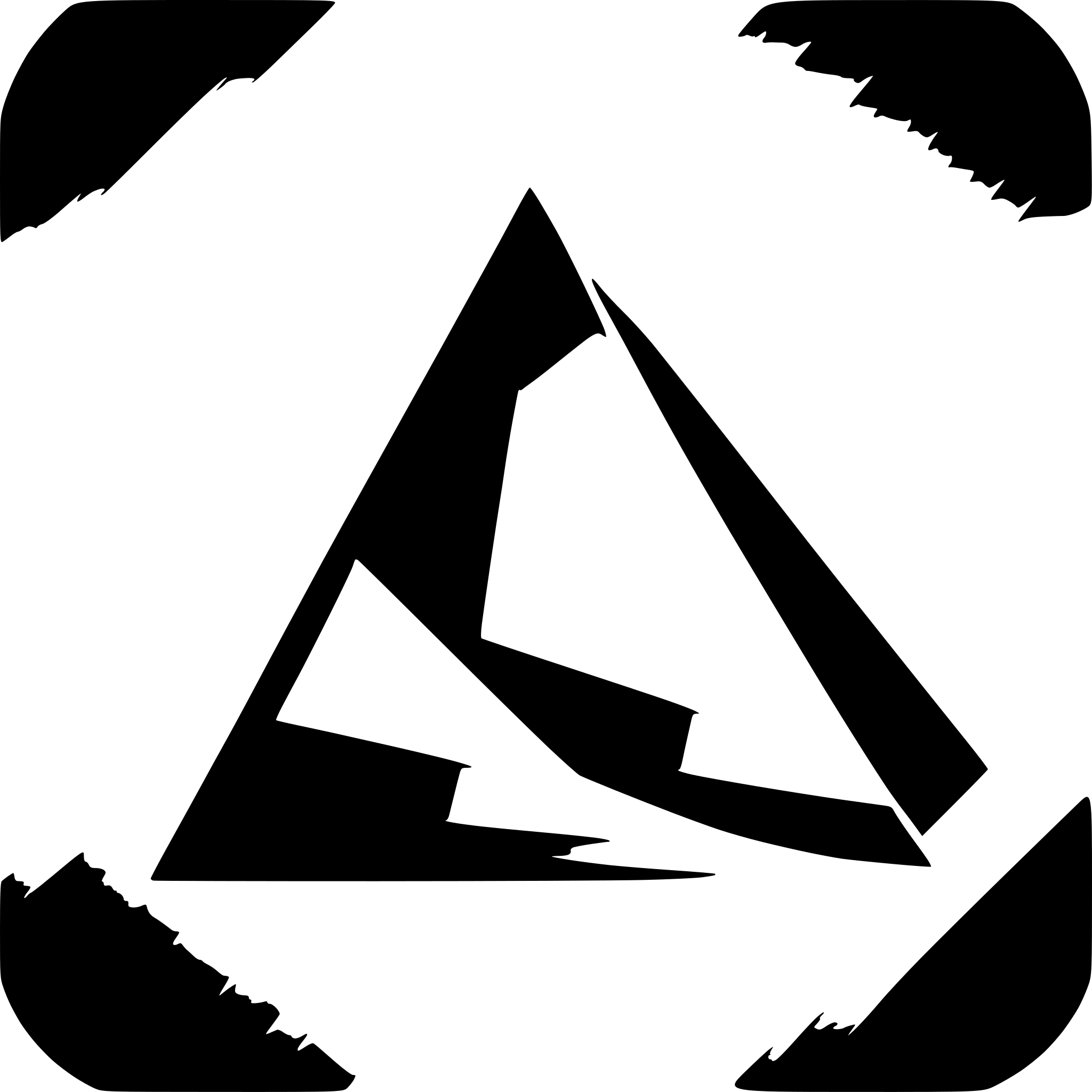 AI-generated SVG of 'circunference, triangle and rectangle'