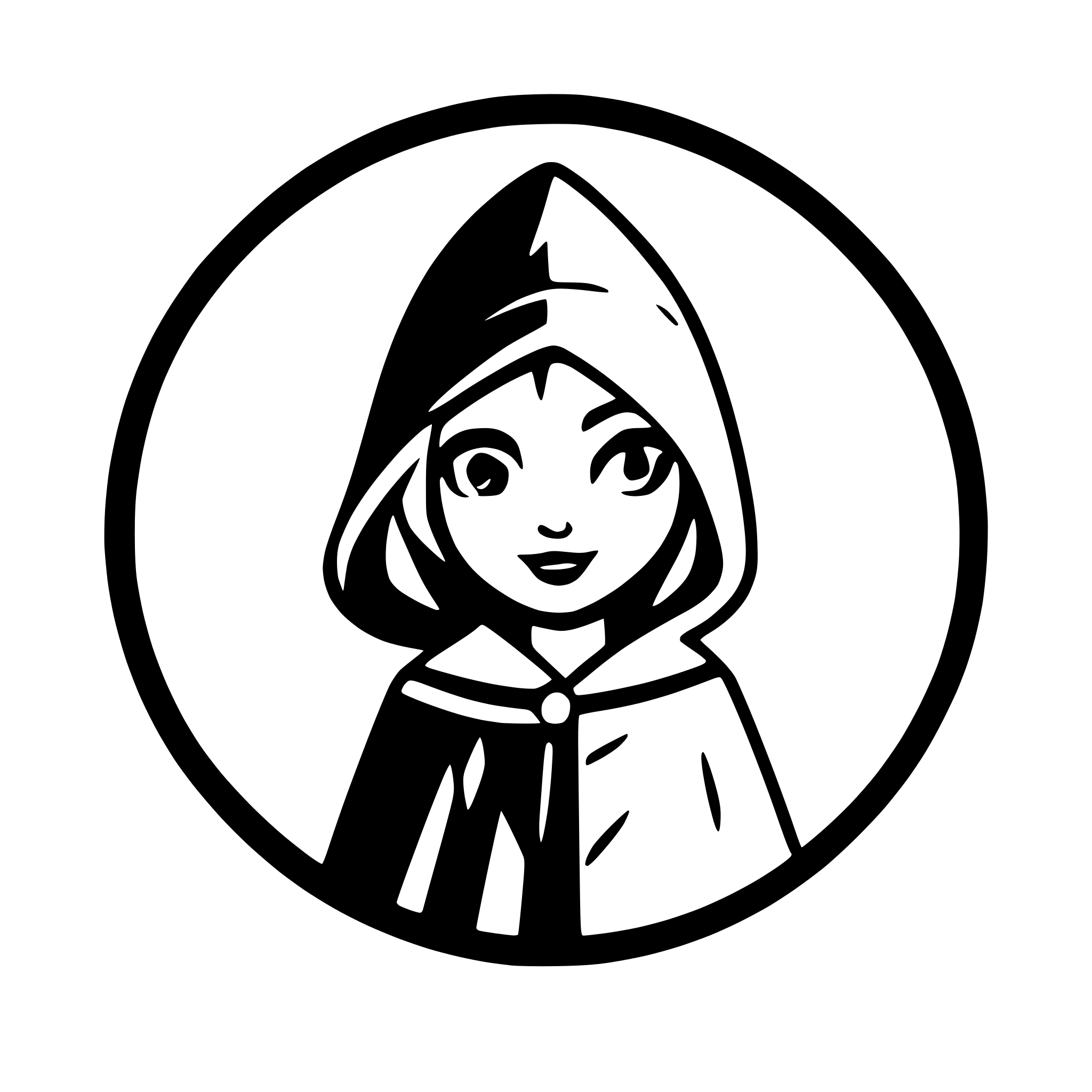 AI-generated SVG of a mage