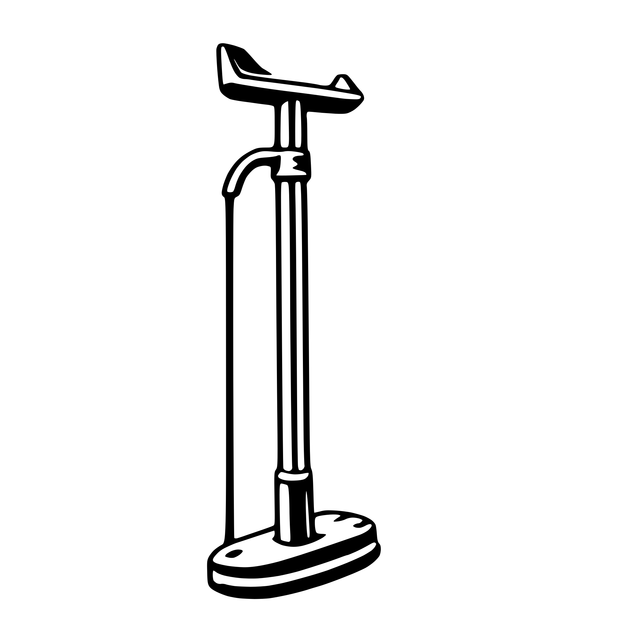 AI-generated SVG of a pogo stick
