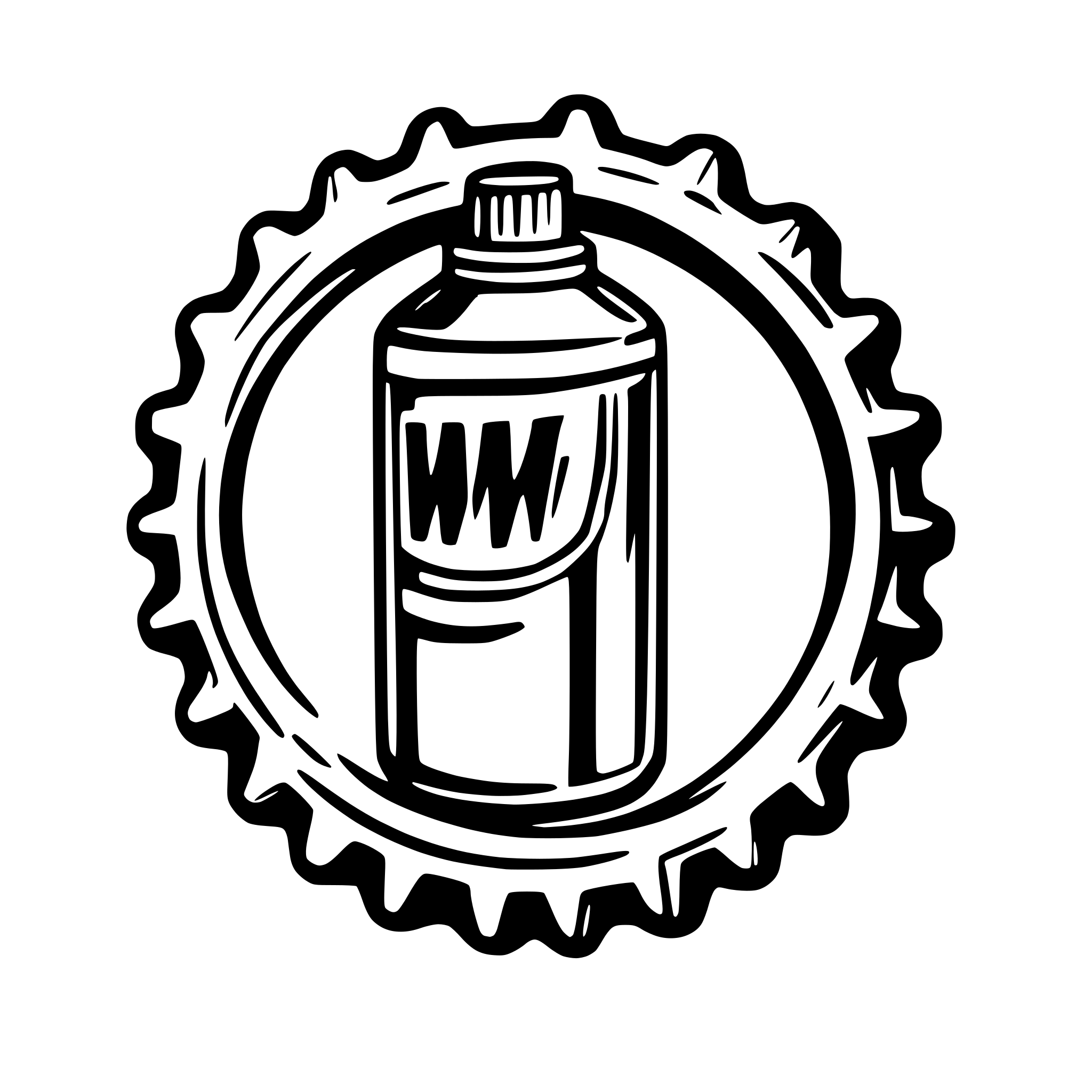AI-generated SVG of a WD 40 oil