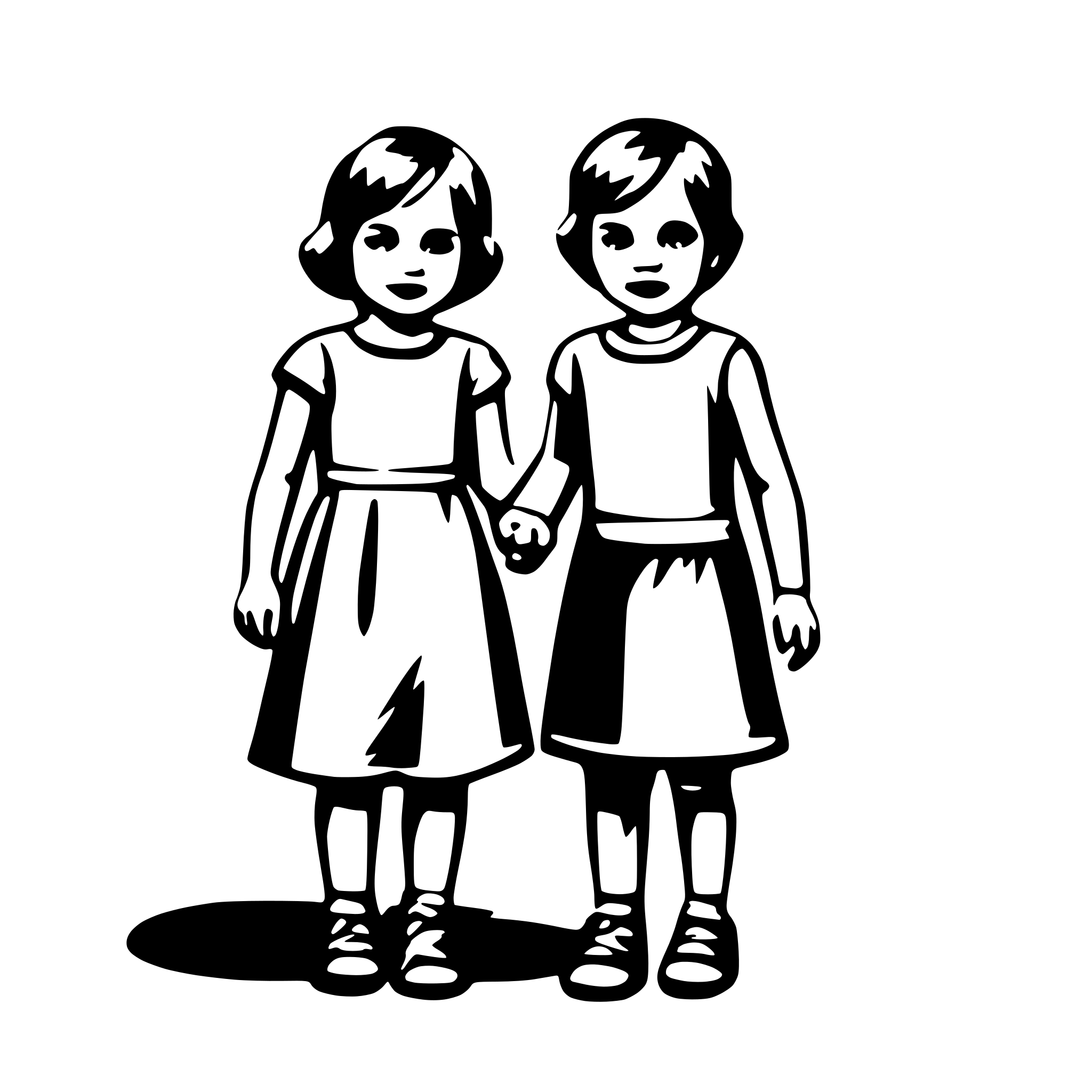 AI-generated SVG of 'Toddlers'