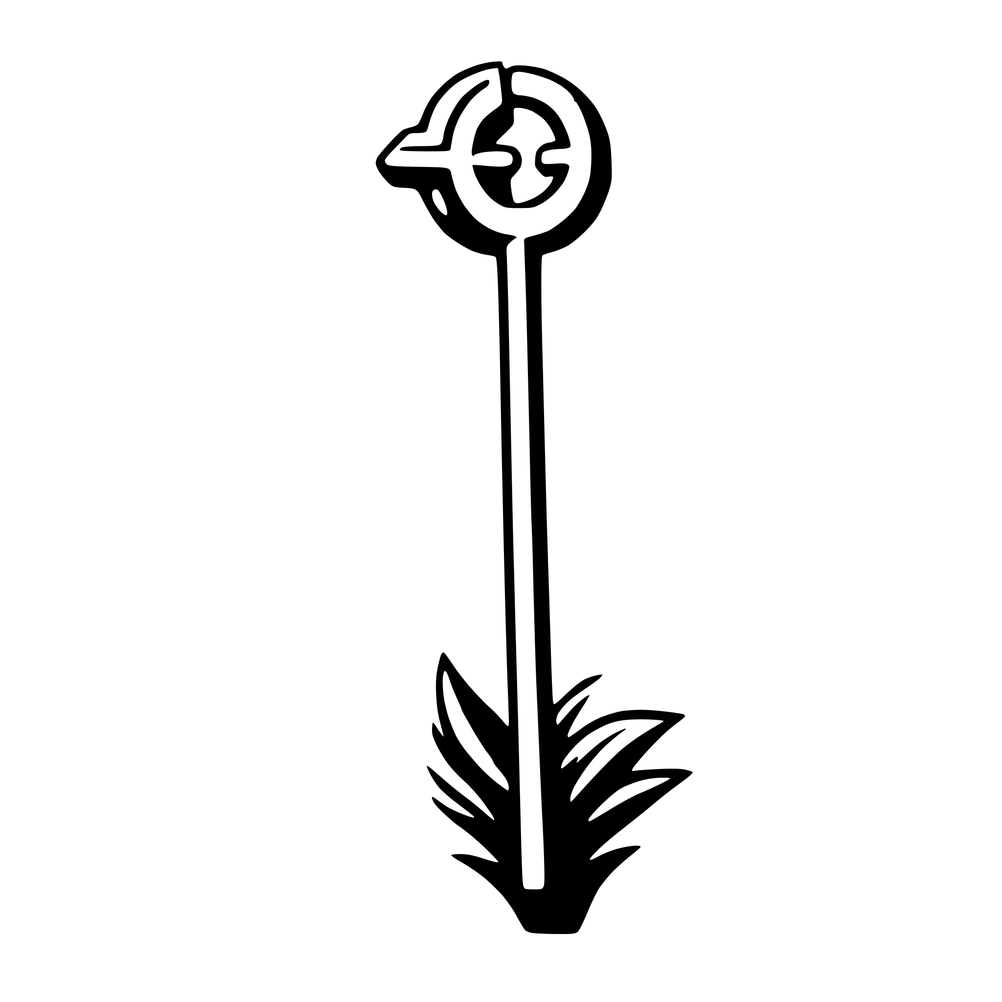 AI-generated SVG of a hairpin