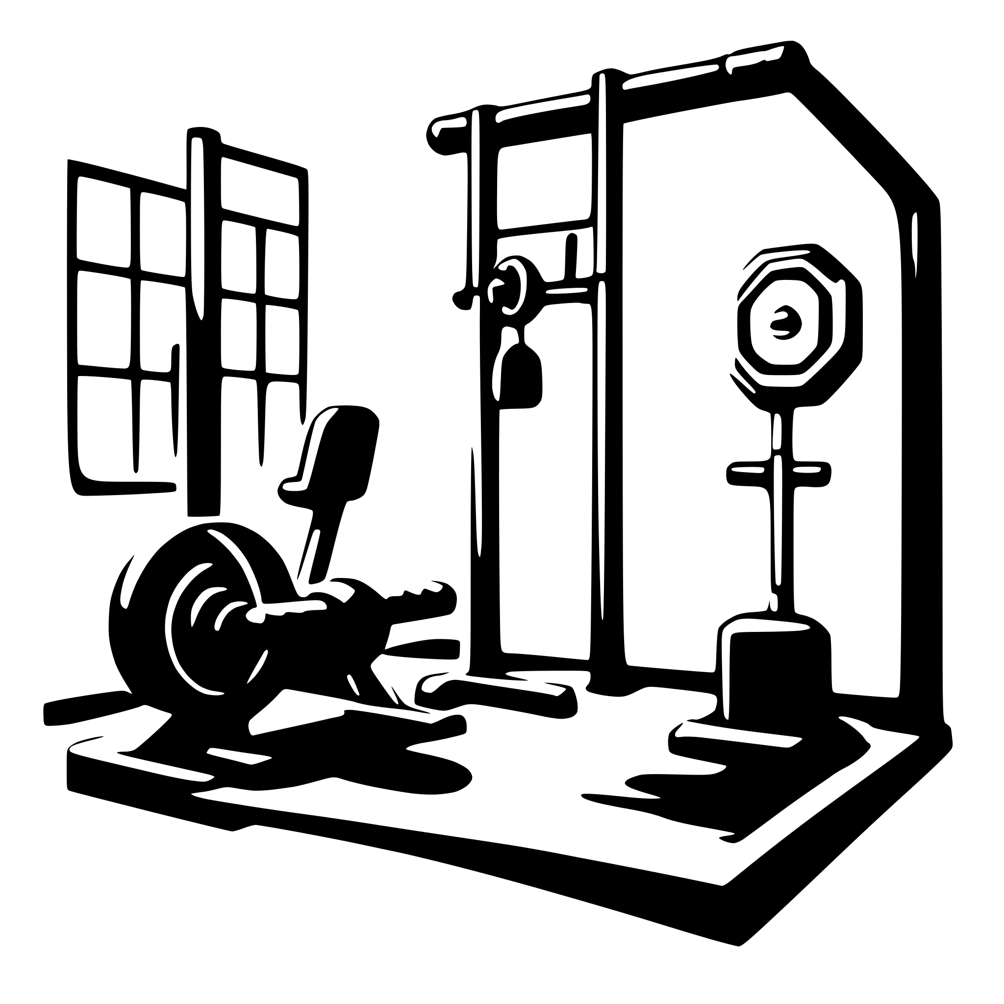 AI-generated SVG of a gym
