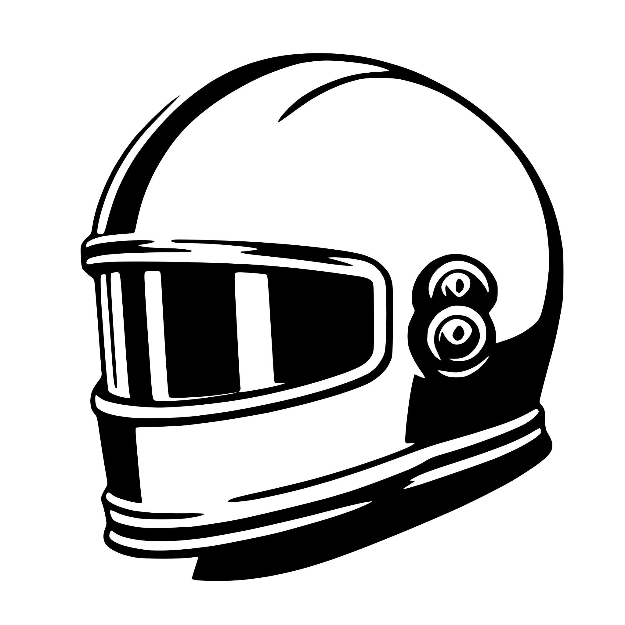 AI-generated SVG of a helmet