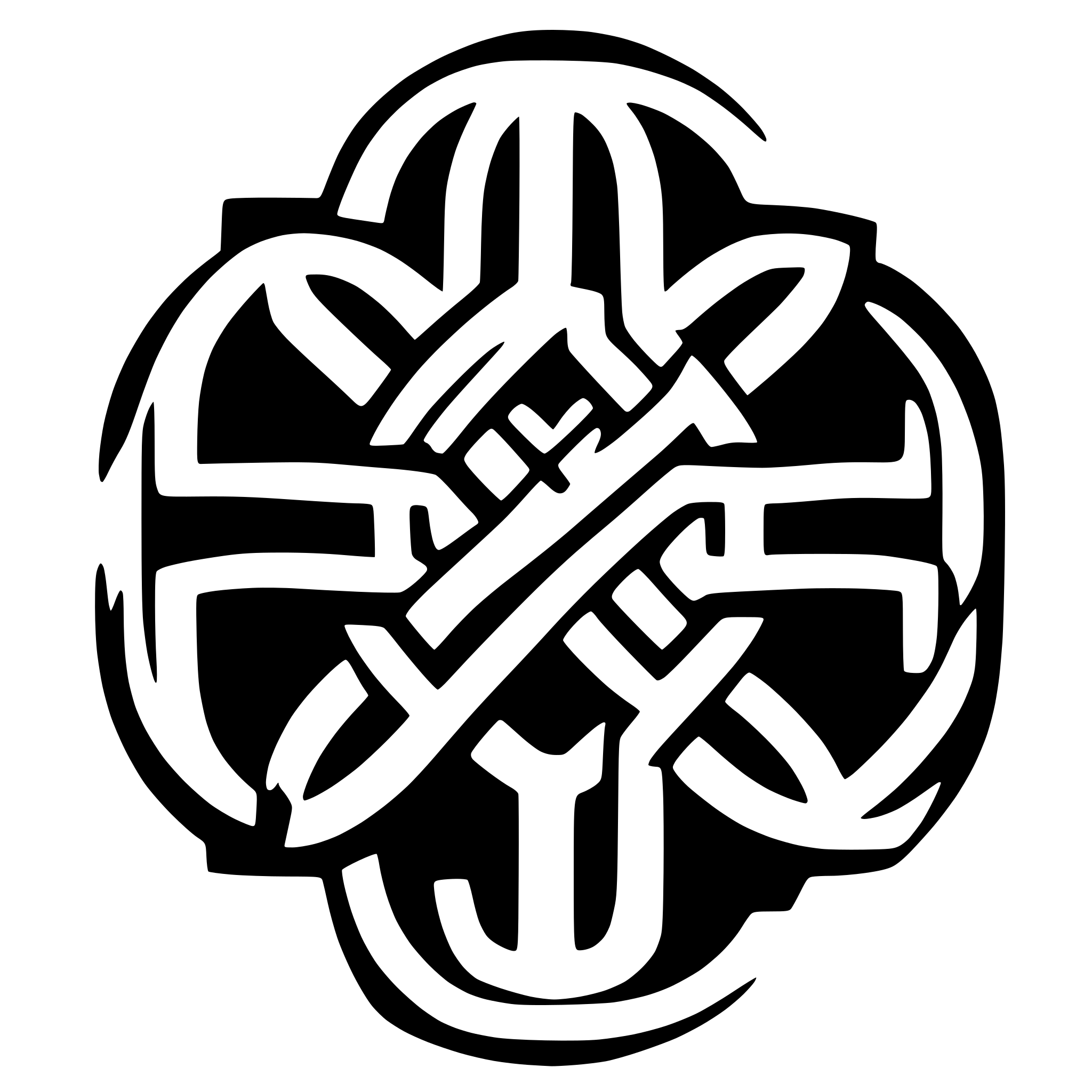 AI-generated SVG of 'celtic knot simple'