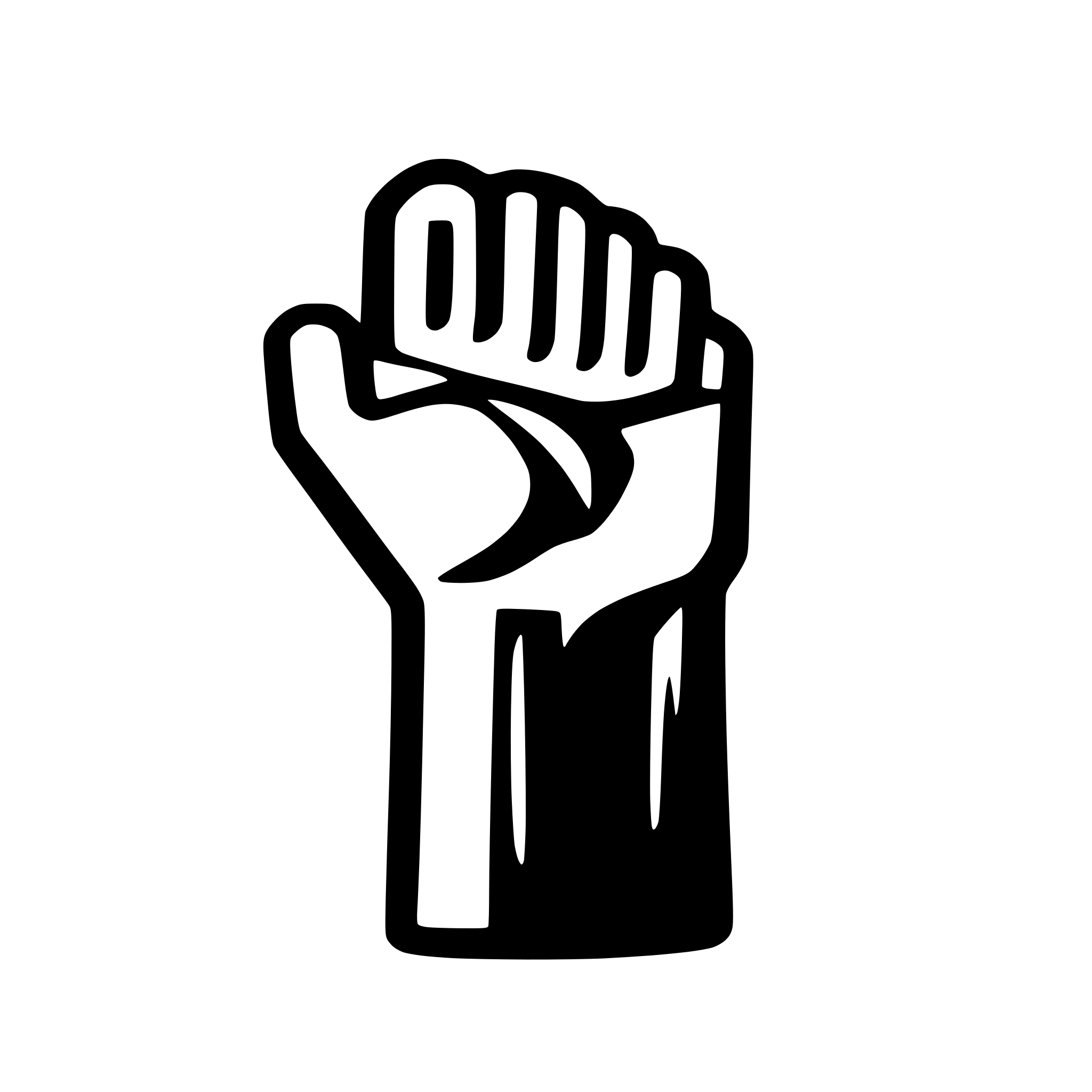 AI-generated SVG of a biceps