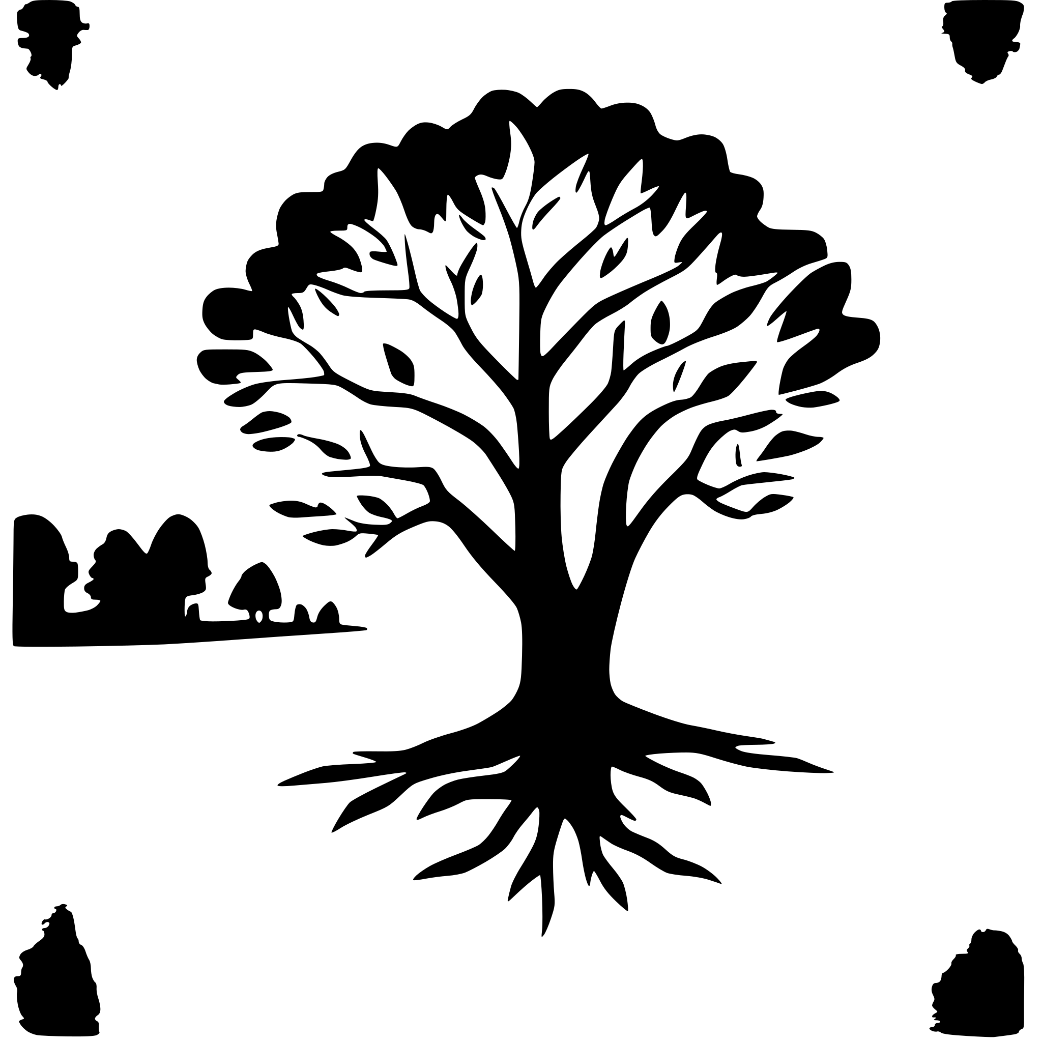 AI-generated SVG of a a big tree with loads of branches and leaves AI-generated SVG of a a big tree with loads of branches and leaves