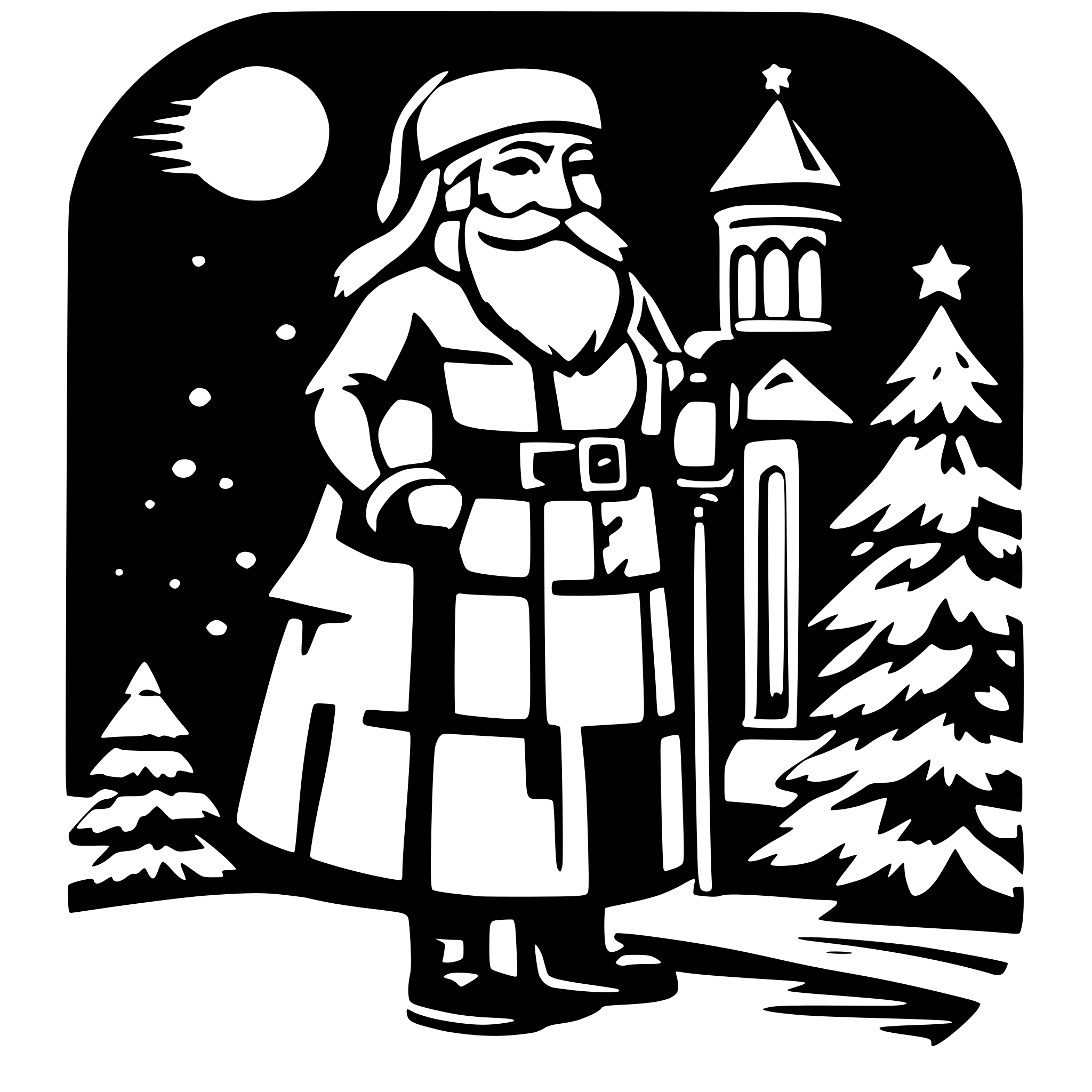 AI-generated SVG of 'Weihnachtsmann'