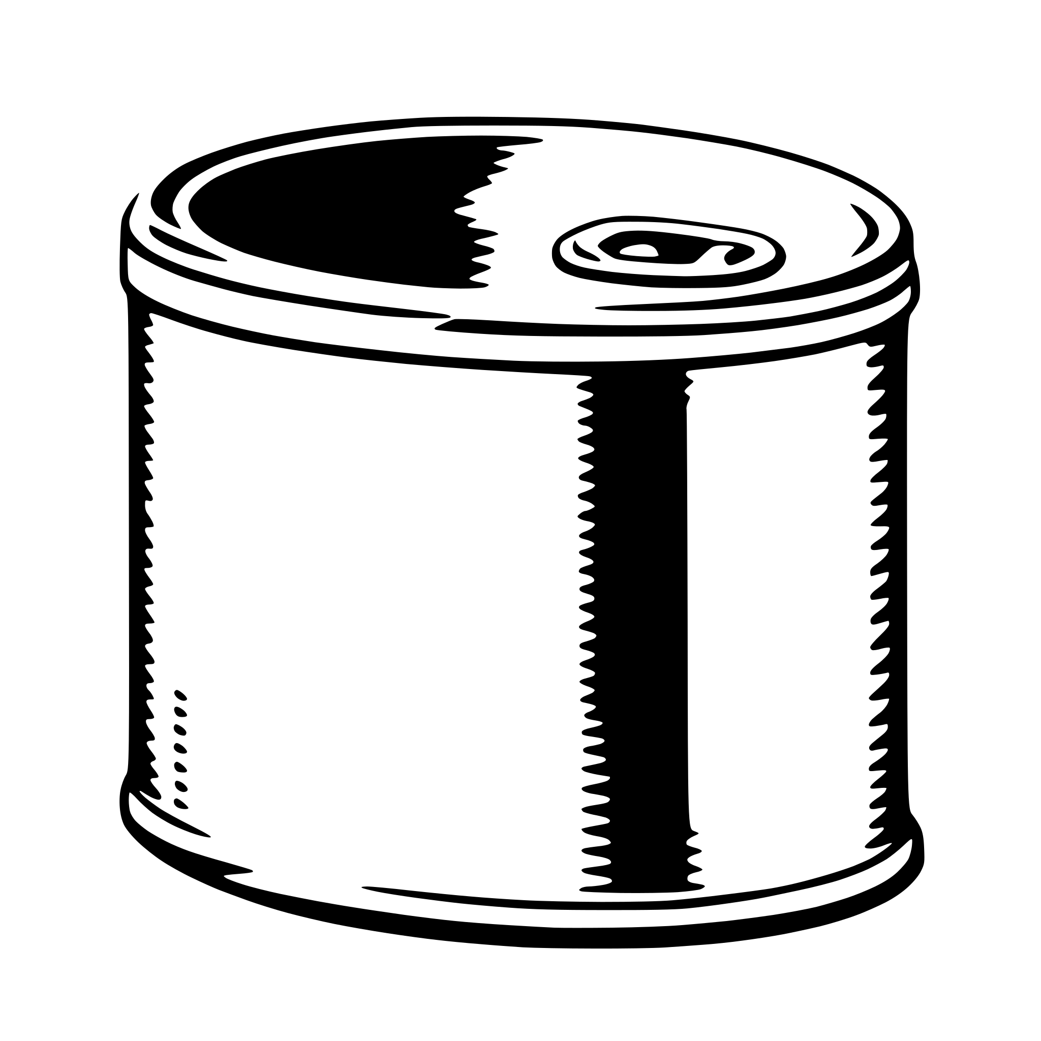 AI-generated SVG of a tin can