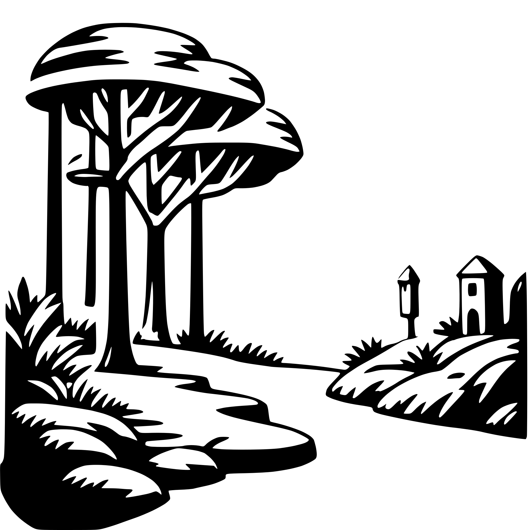 AI-generated SVG of a diorama