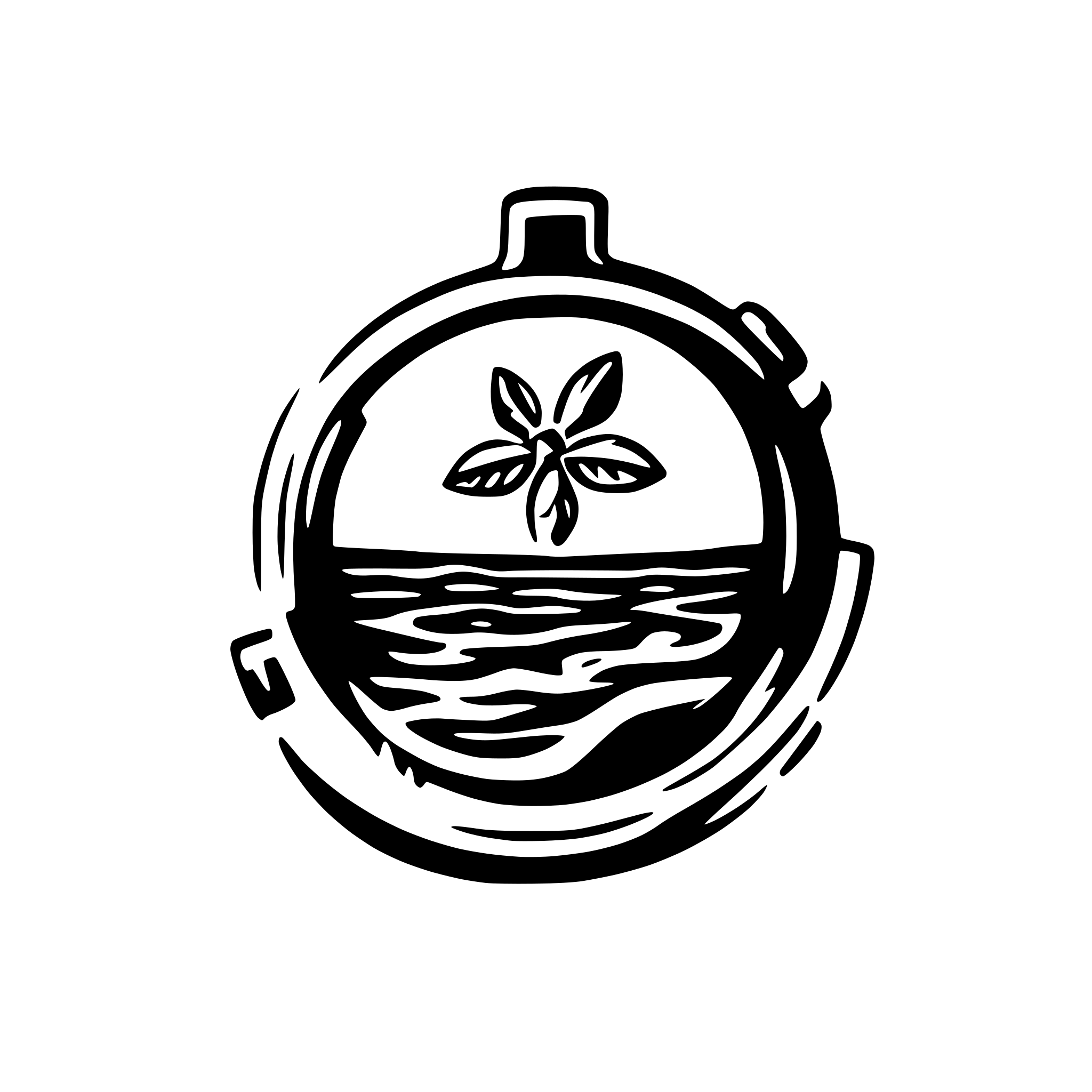 AI-generated SVG of a Create a logo for a neural network that uses ocean photos to determine the presence of oil spills.