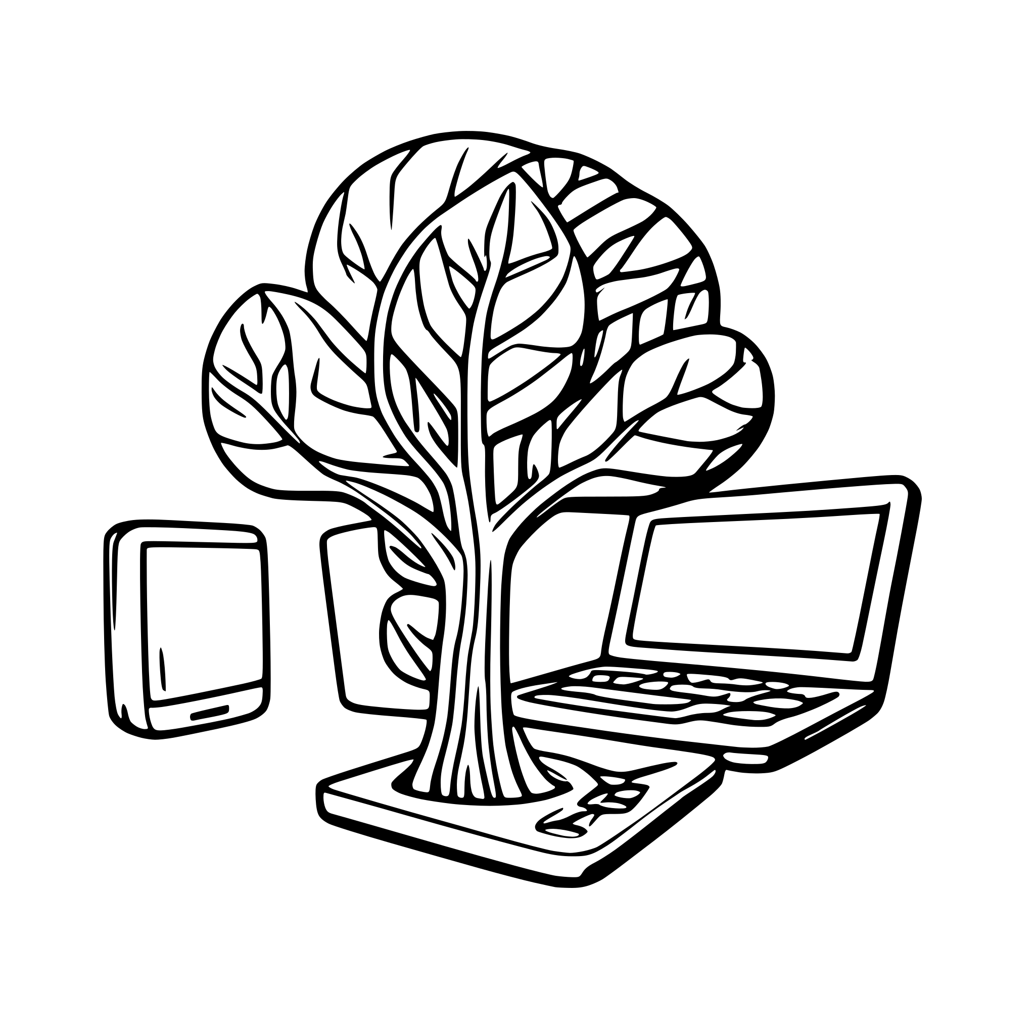 AI-generated SVG of 'programming web development'