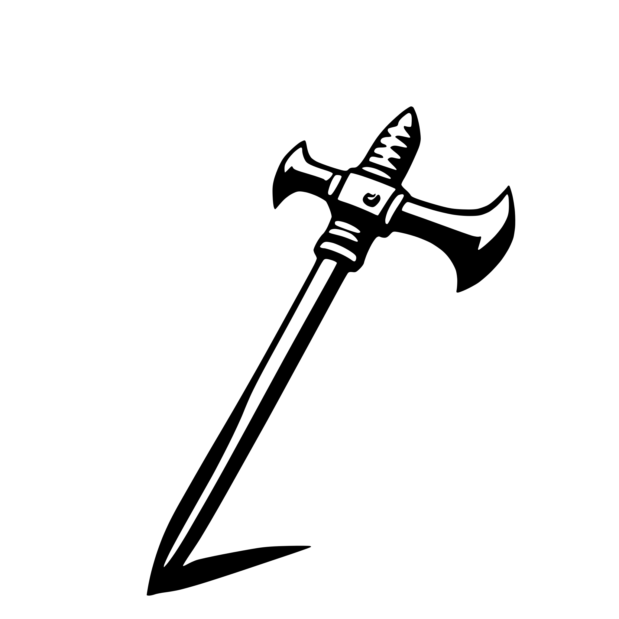 AI-generated SVG of 'a warhammer'