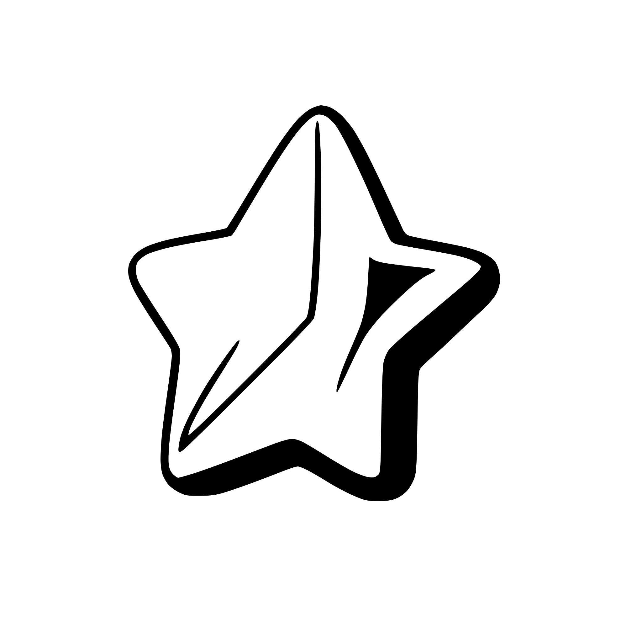 AI-generated SVG of a star