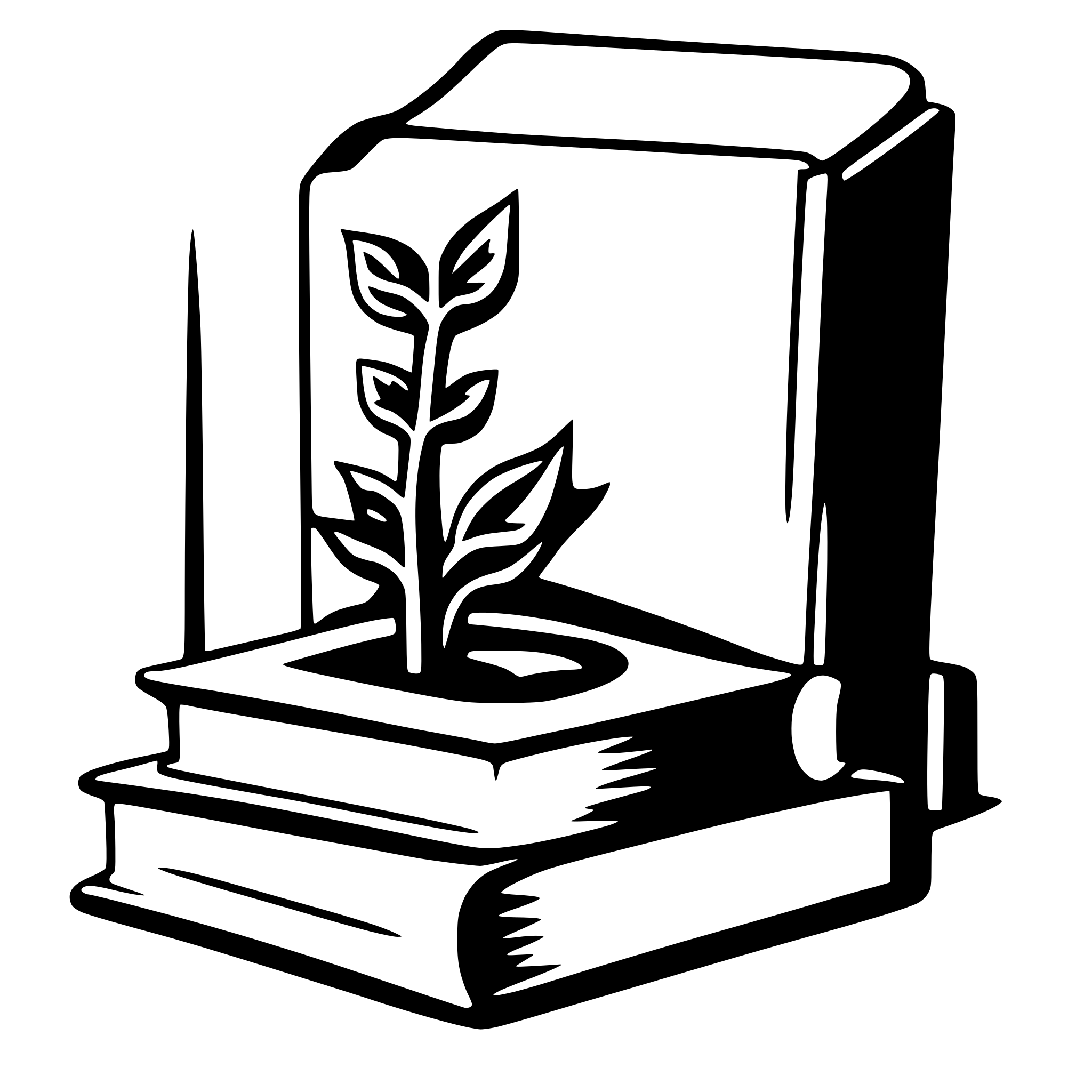 AI-generated SVG of 'logo solid book exam'