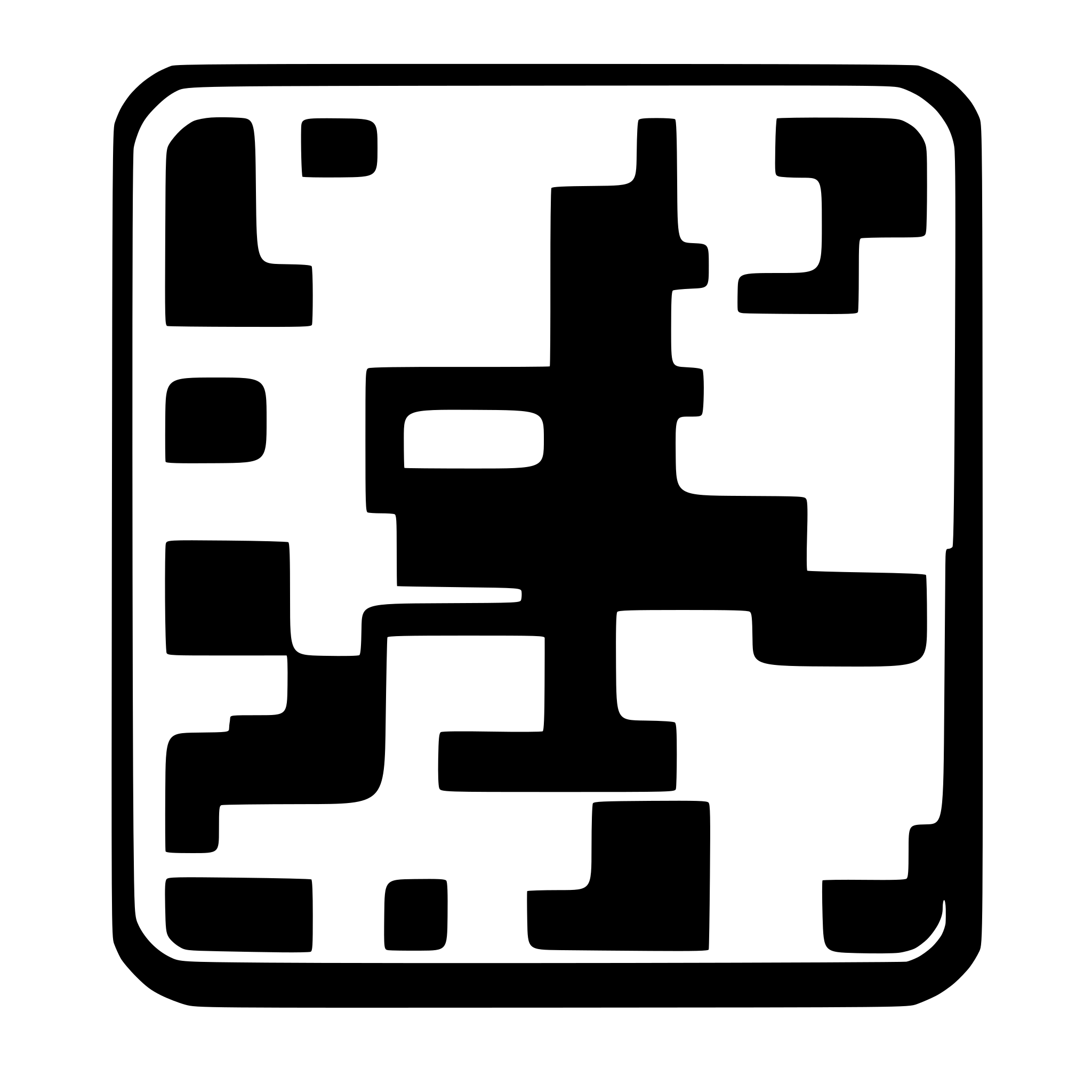 AI-generated SVG of a black square inside black square