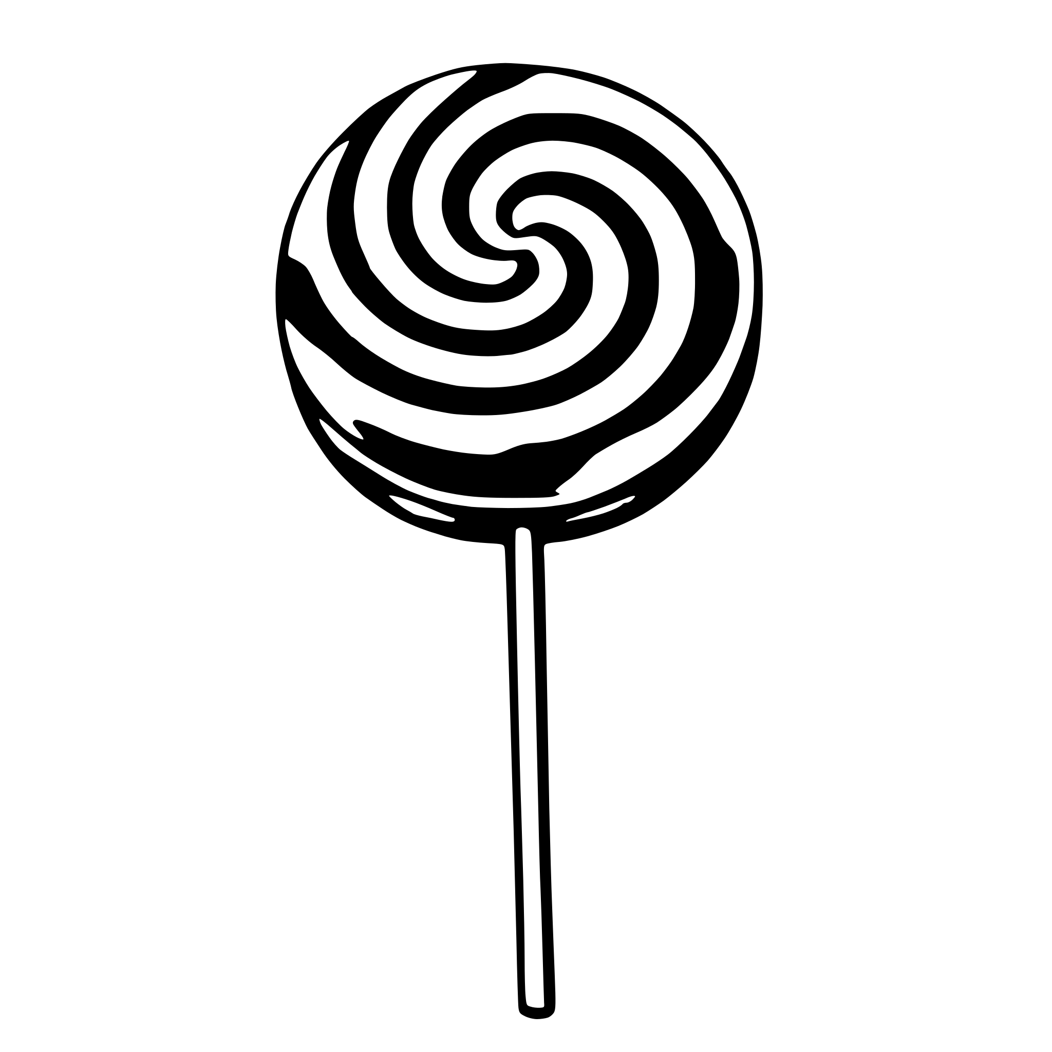 AI-generated SVG of a lollipop