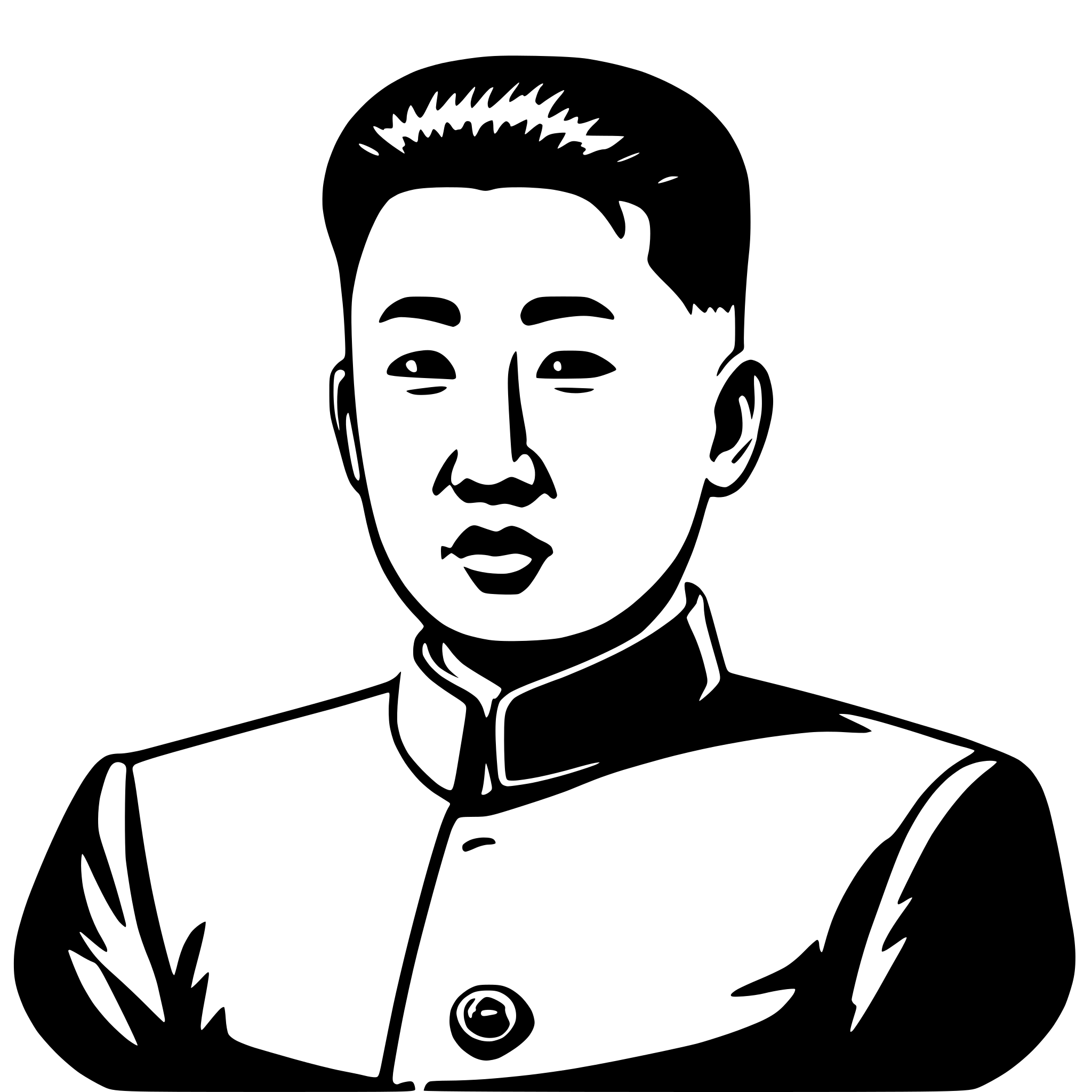 AI-generated SVG of 'avatar of kim jong un'