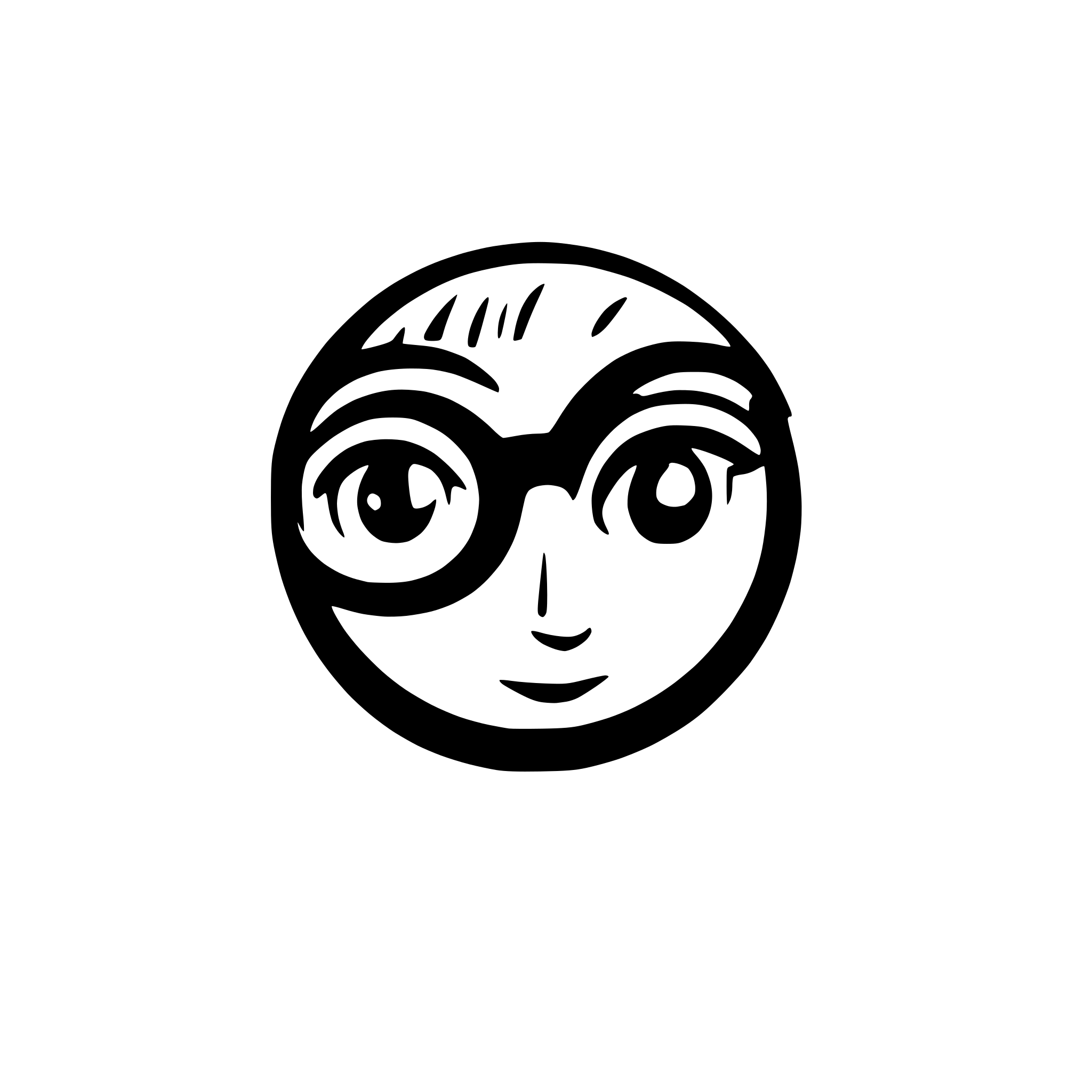 AI-generated SVG of a 3 eyes