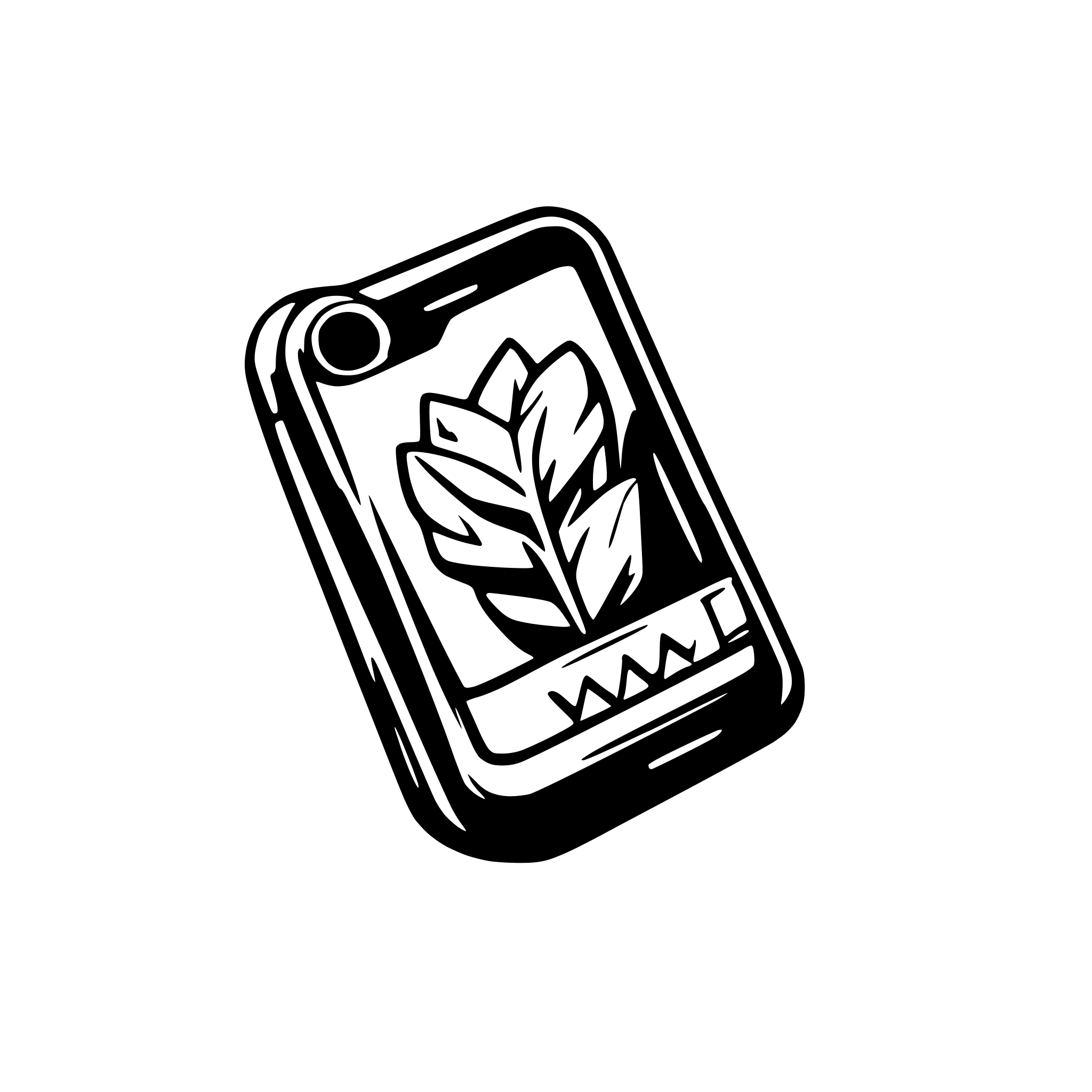 AI-generated SVG of a Logo for phone repairing shop,minimalistic,luxury,