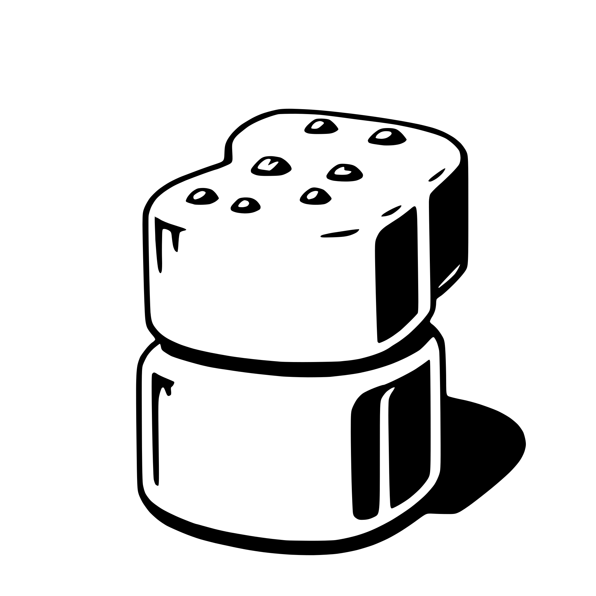 AI-generated SVG of a marshmallow
