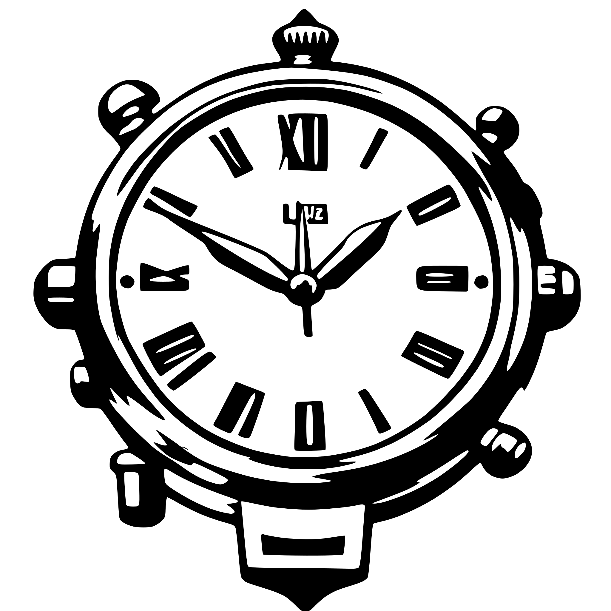 AI-generated SVG of a reloj endiamantado