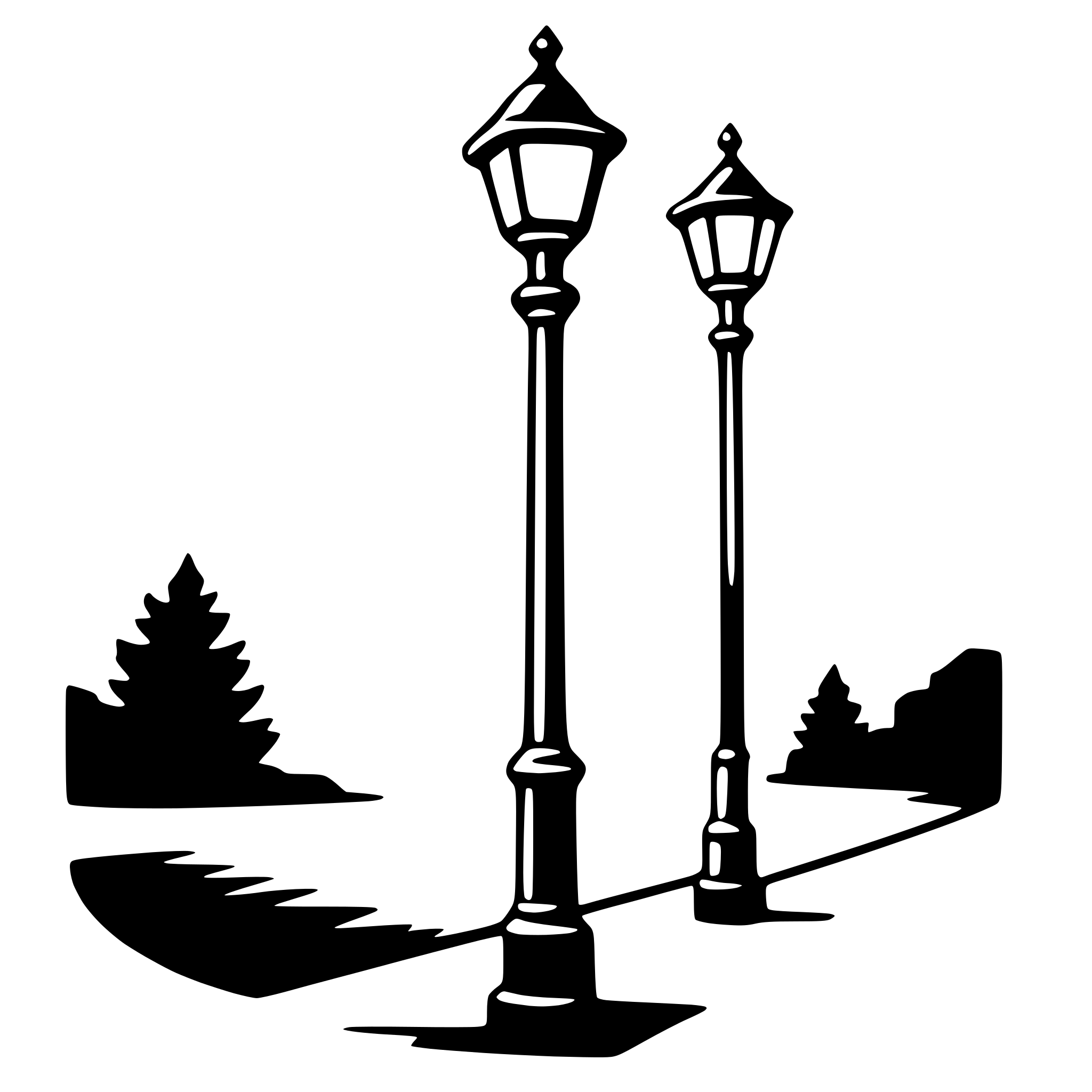 AI-generated SVG of 'street light'