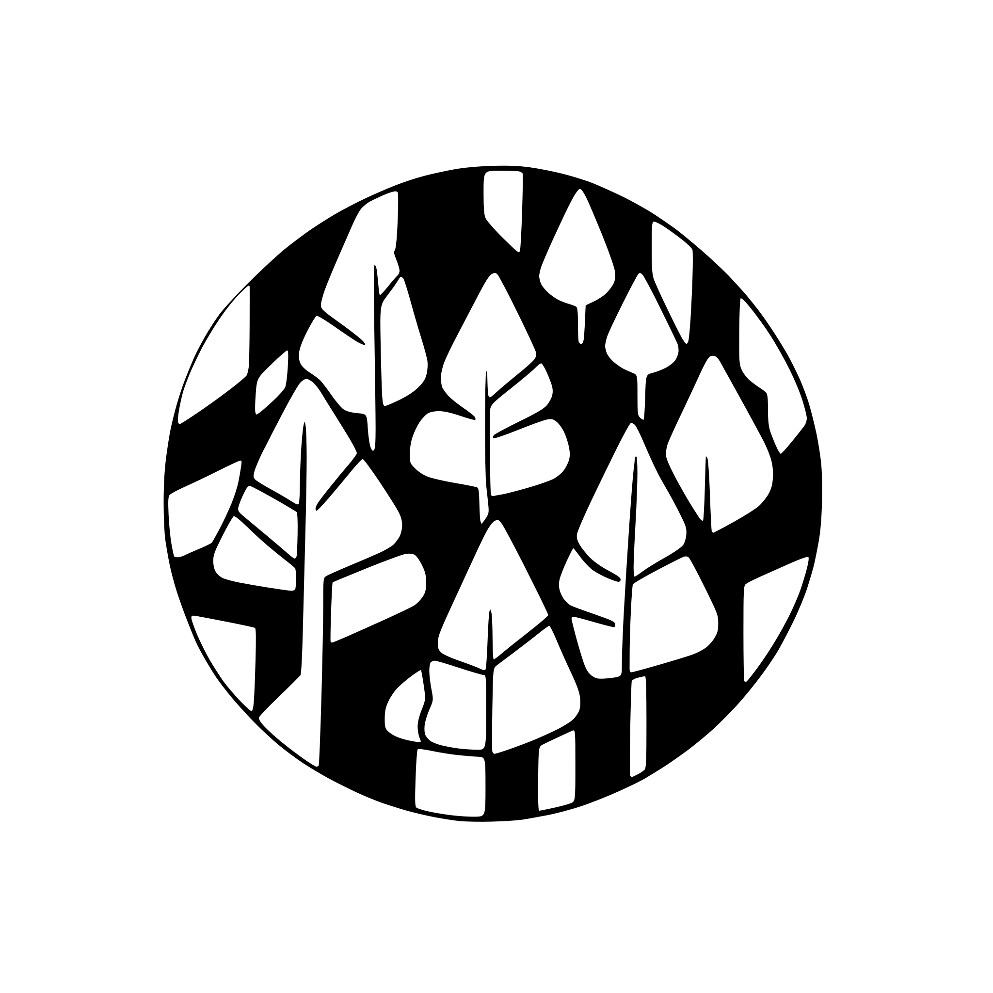 AI-generated SVG of 'forest geometrical shape'