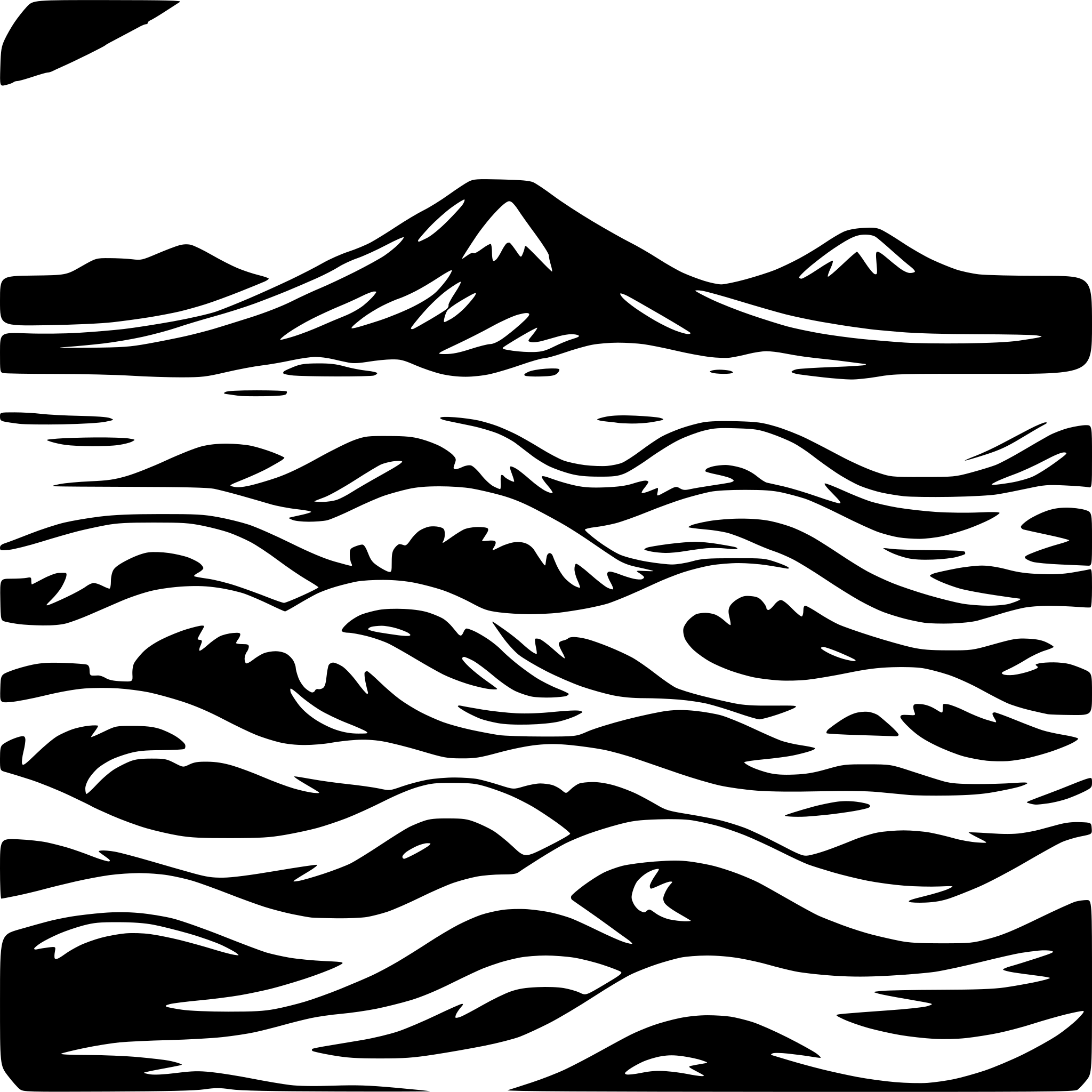 AI-generated SVG of a japanese style wave pattern