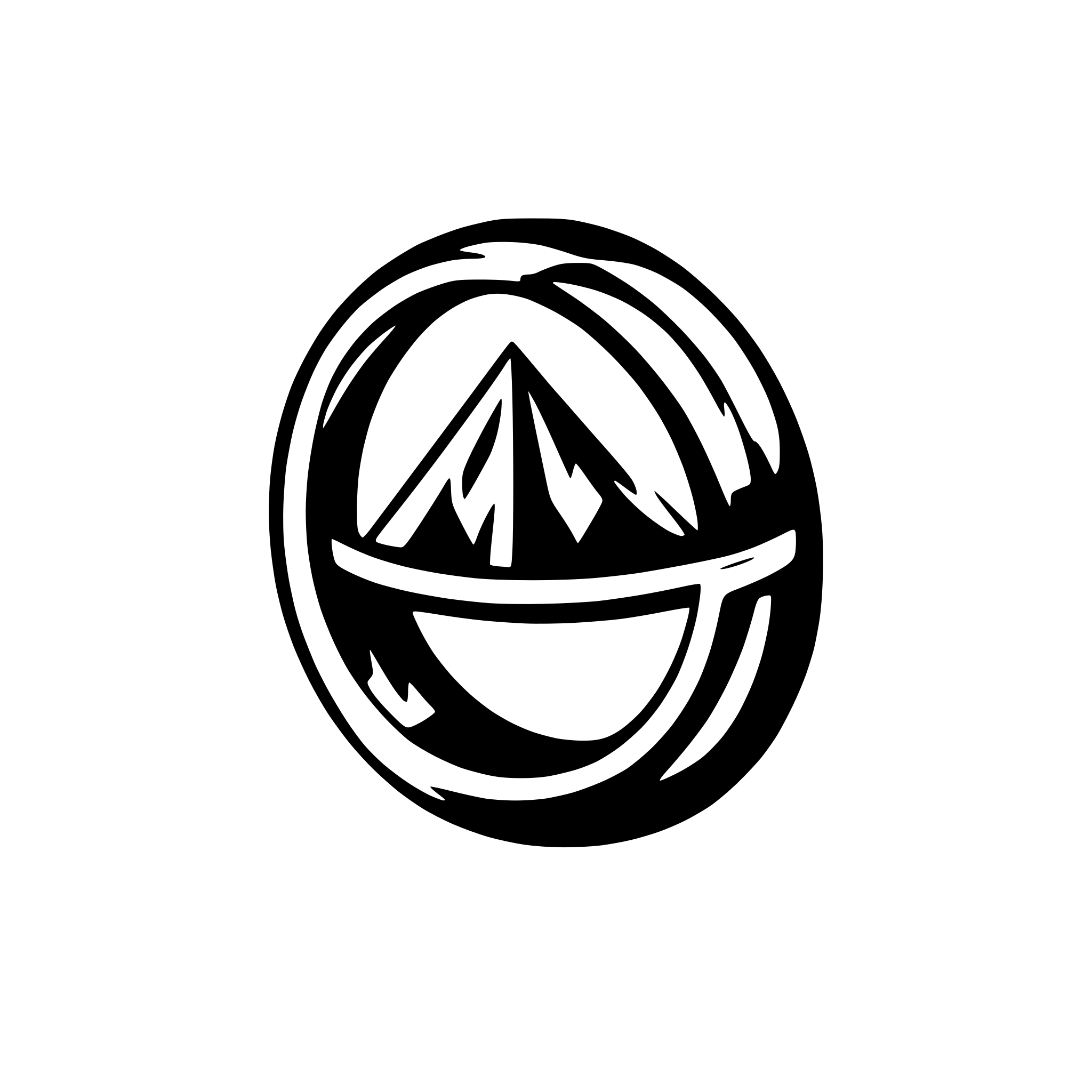 AI-generated SVG of a double black diamond (ski) on a ring