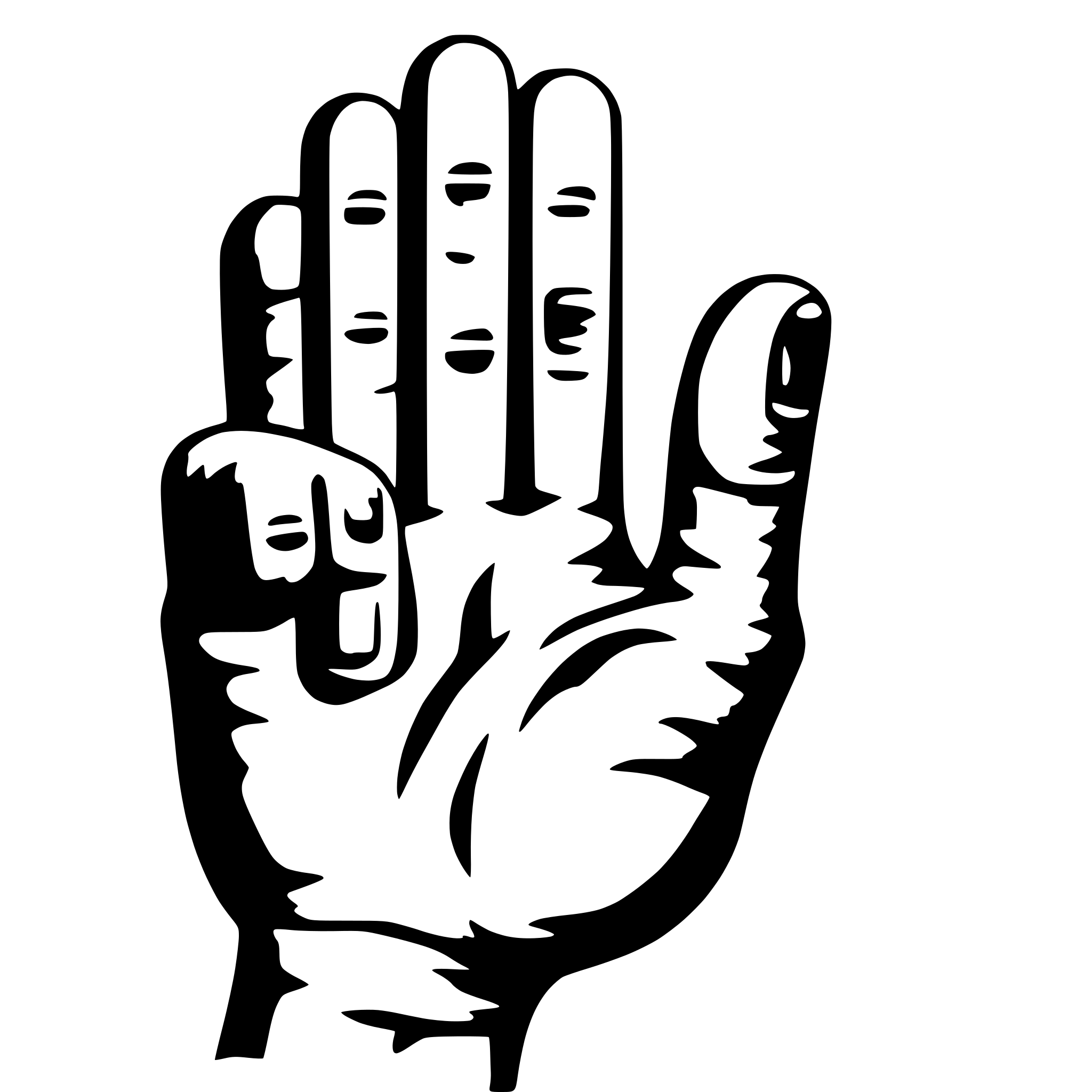 AI-generated SVG of 'slib someone the middle finger'