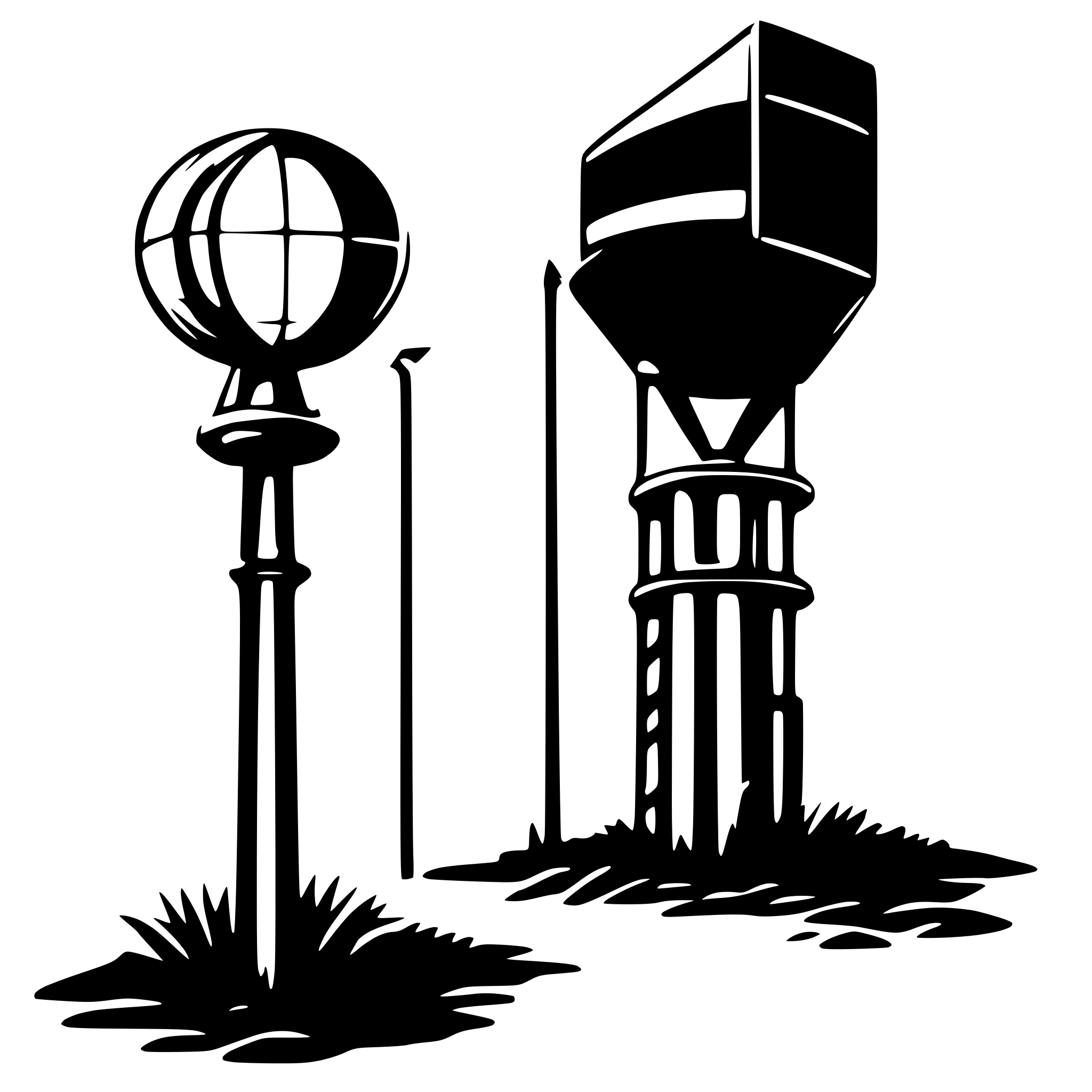AI-generated SVG of a rtk network