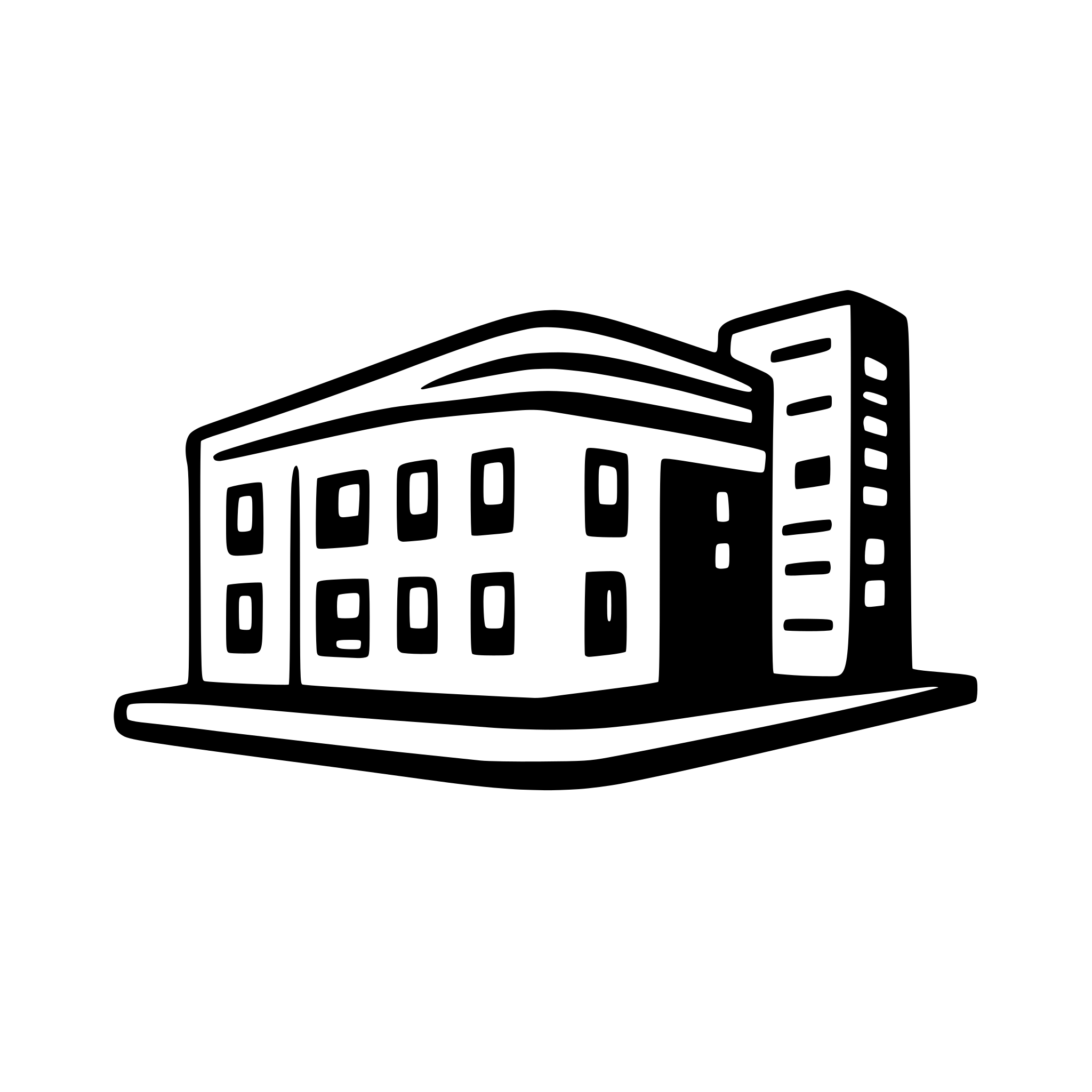 AI-generated SVG of a icon of a academy of art building