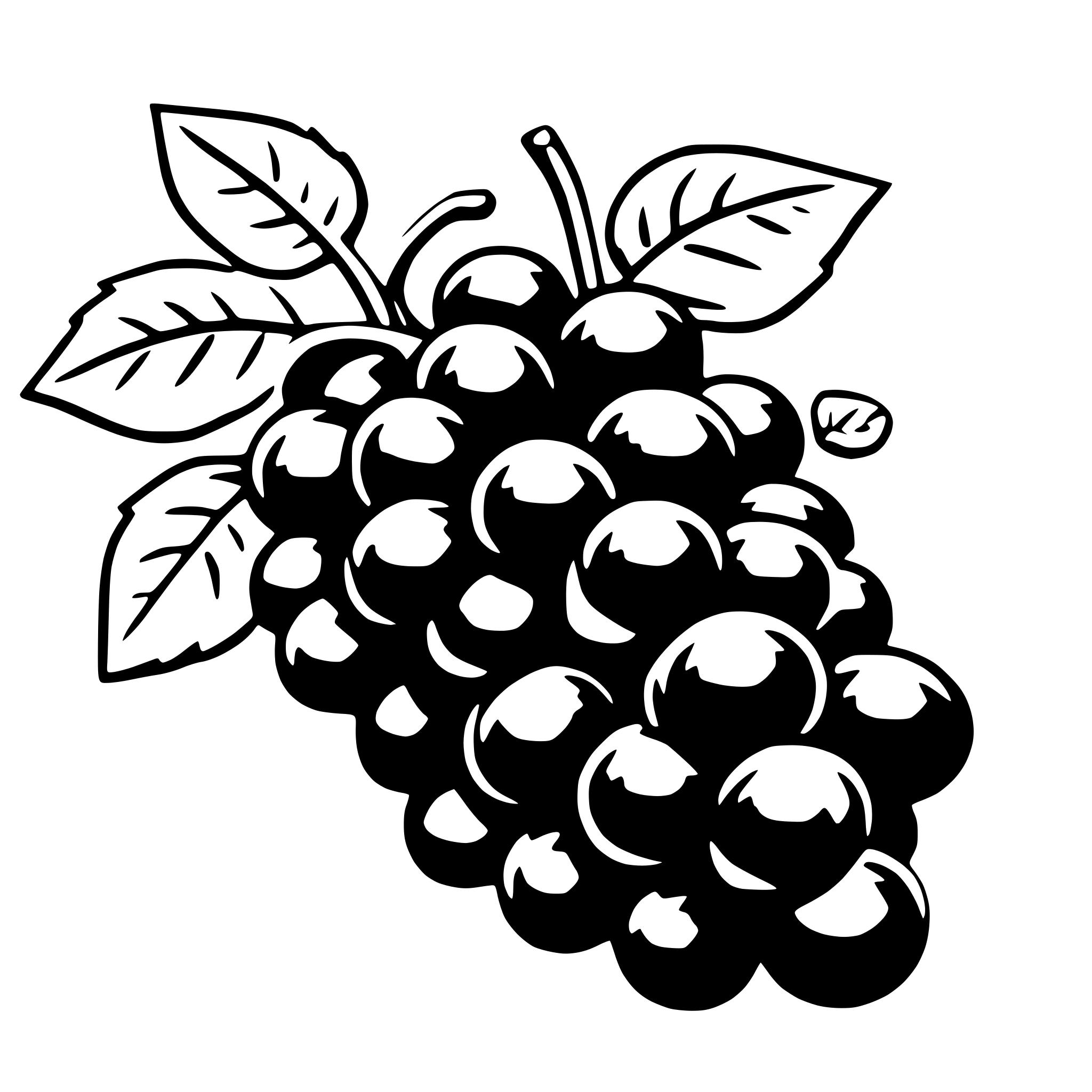 AI-generated SVG of 'grape'